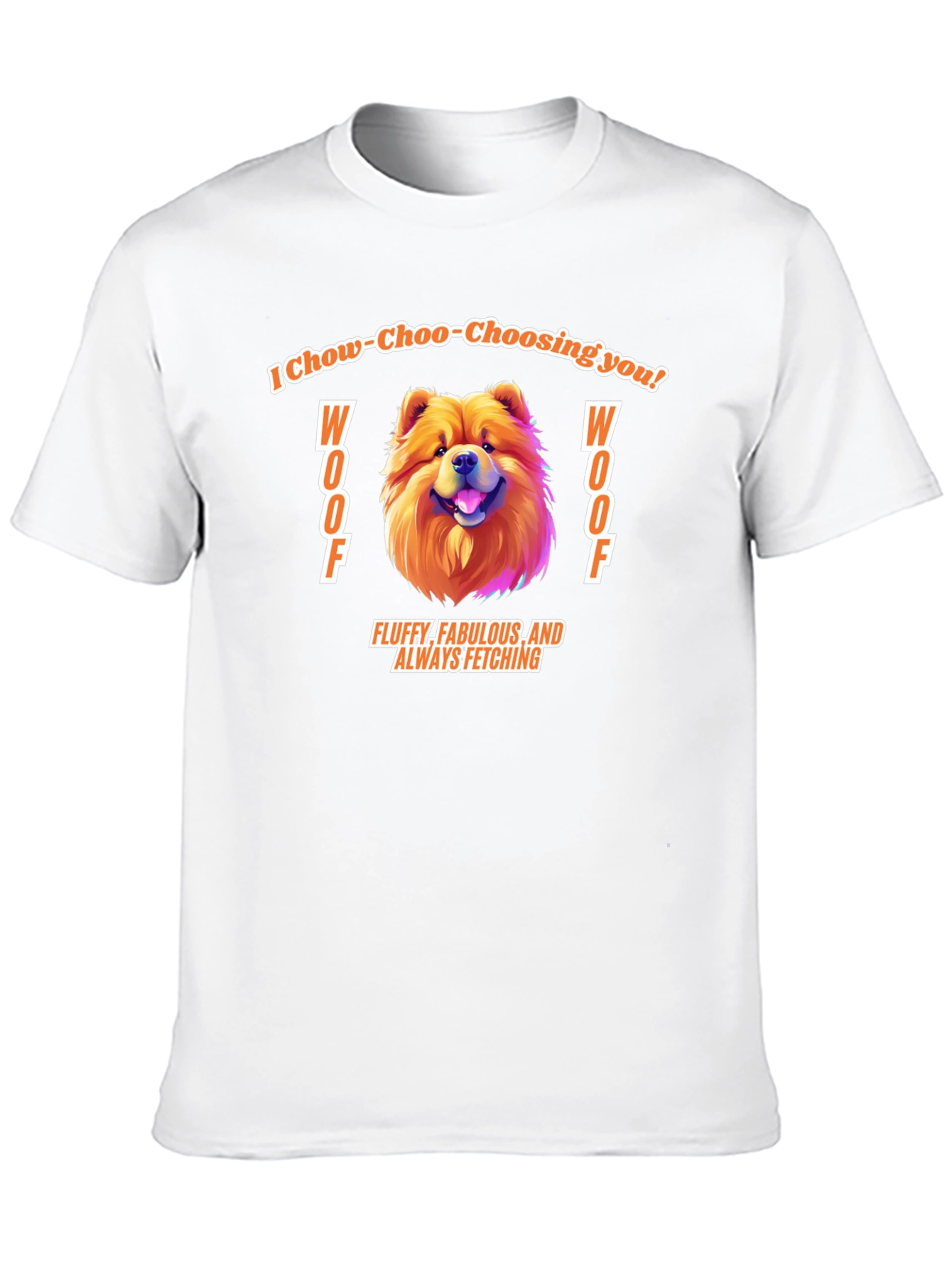 Chow Chow Dog Graphic T-Shirt