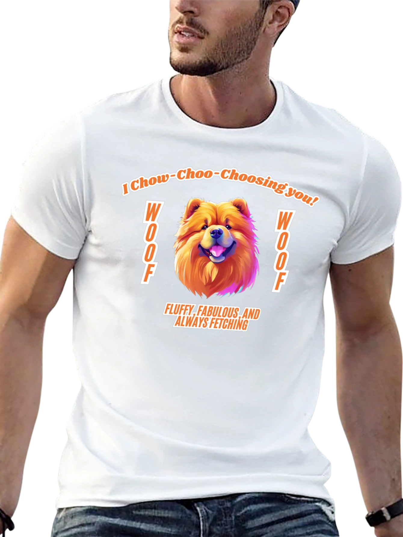 Chow Chow Dog Graphic T-Shirt