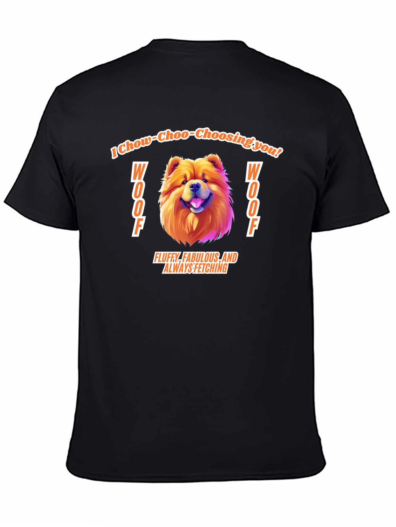 Chow Chow Dog Graphic T-Shirt
