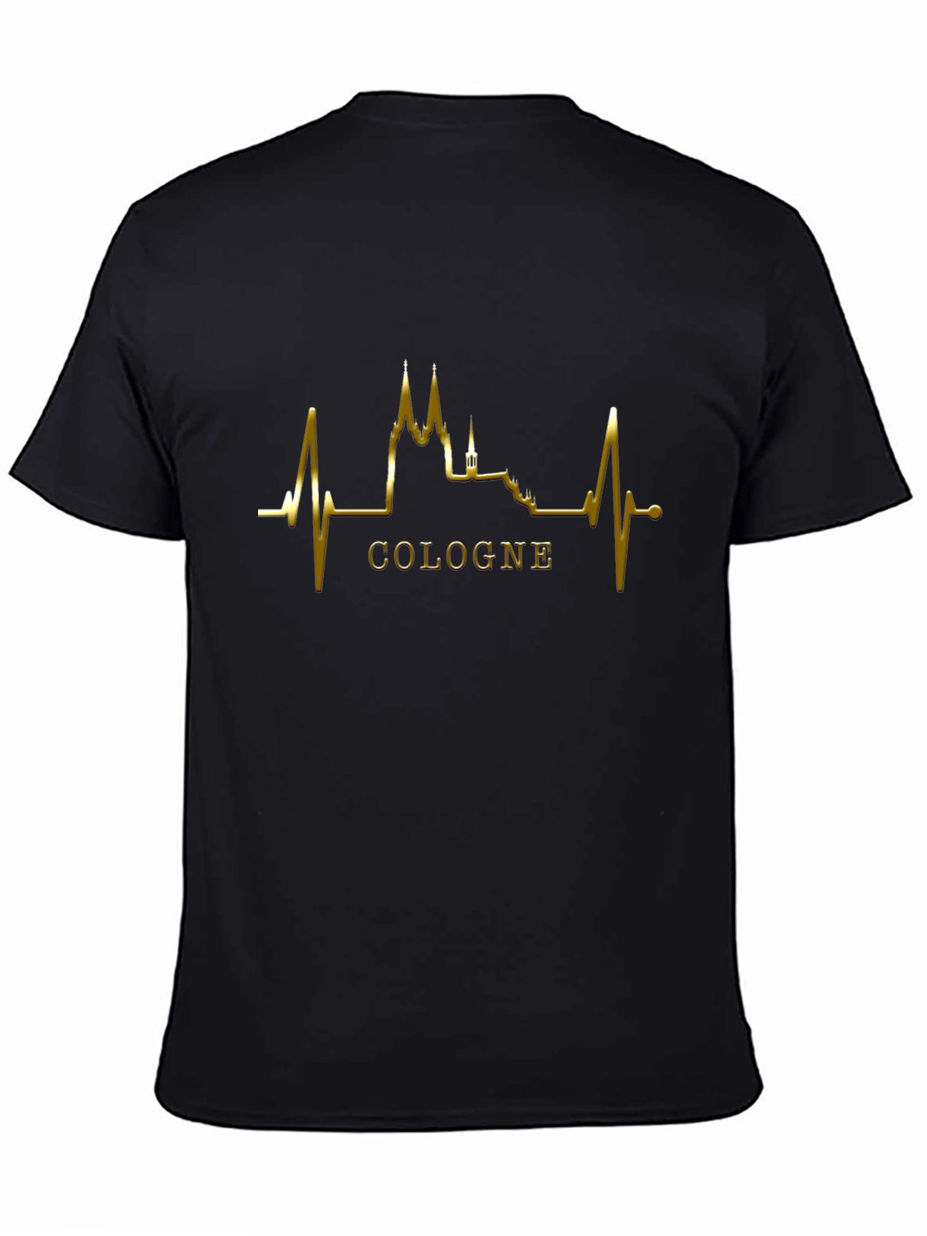 Cologne Heartbeat T-Shirt - Black