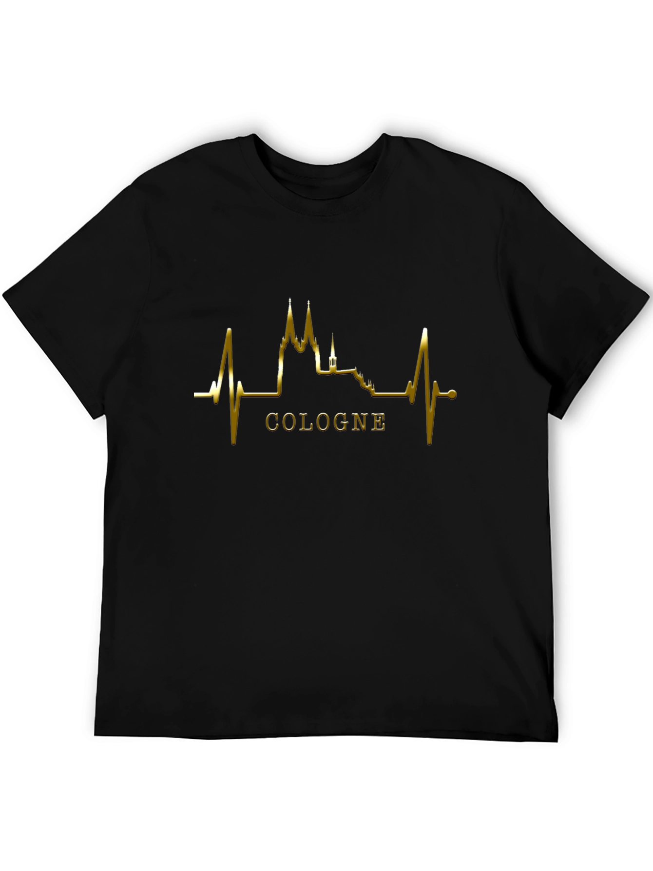 Cologne Heartbeat T-Shirt - Black