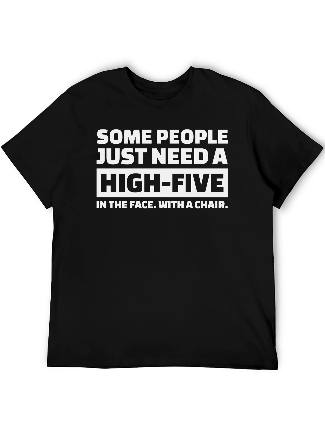 Funny High-Five in The Face Graphic T-Shirt