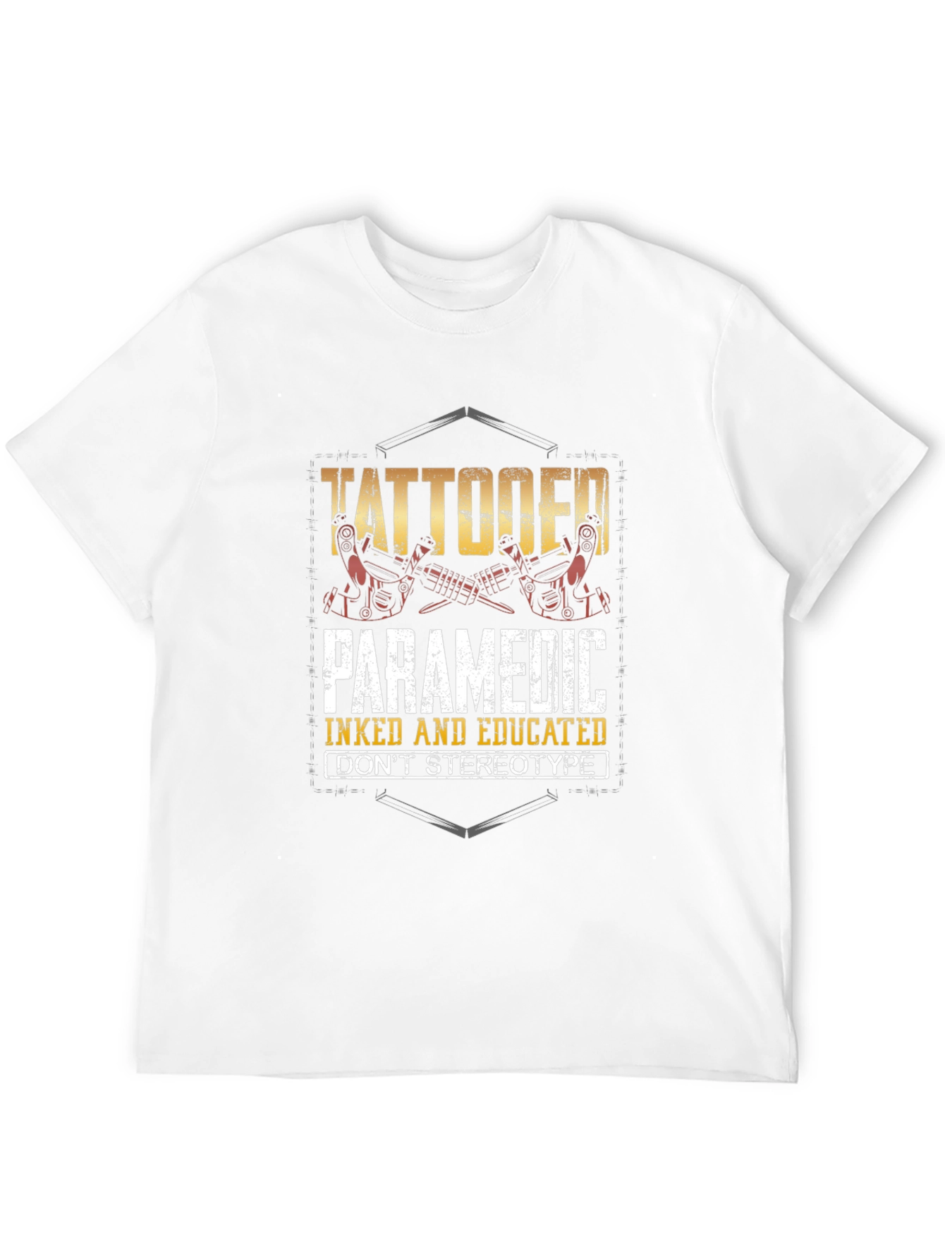 Tattooed Paramedic T-Shirt: Inked & Educated