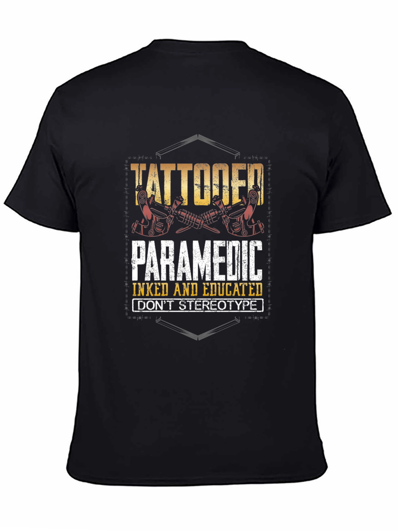 Tattooed Paramedic T-Shirt: Inked & Educated