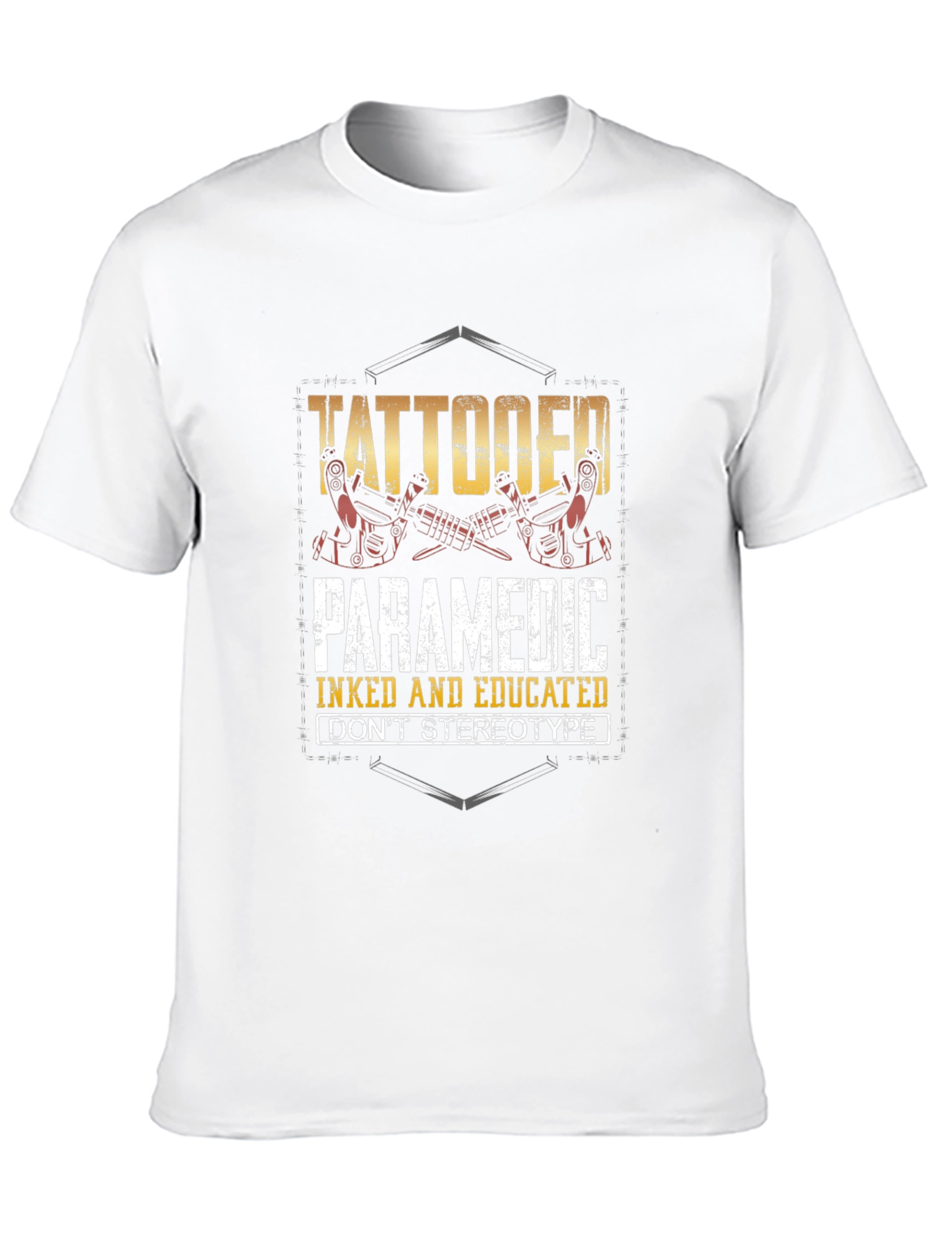 Tattooed Paramedic T-Shirt: Inked & Educated