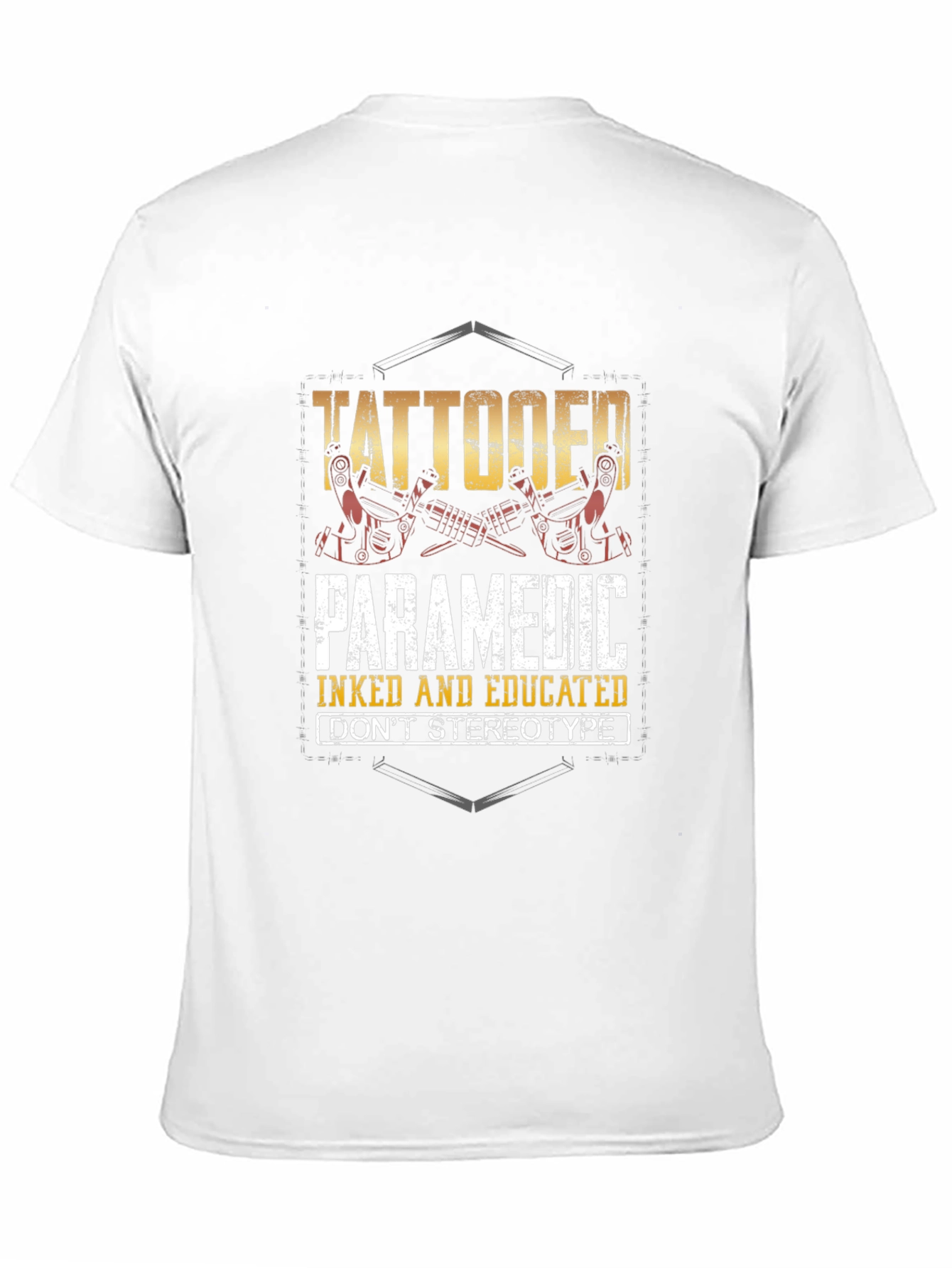 Tattooed Paramedic T-Shirt: Inked & Educated
