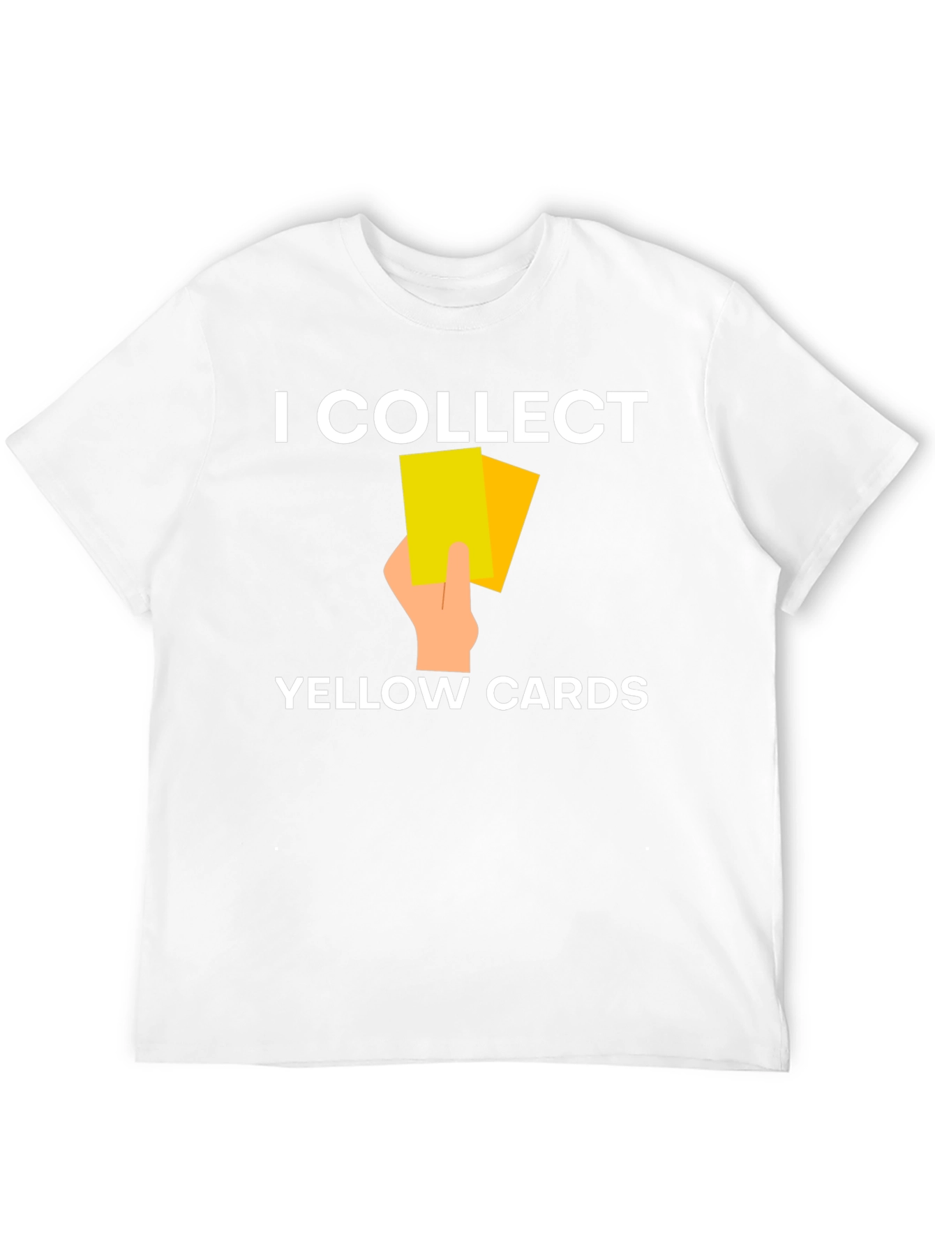 I Collect Yellow Cards T-Shirt Funny Soccer Referee Tee