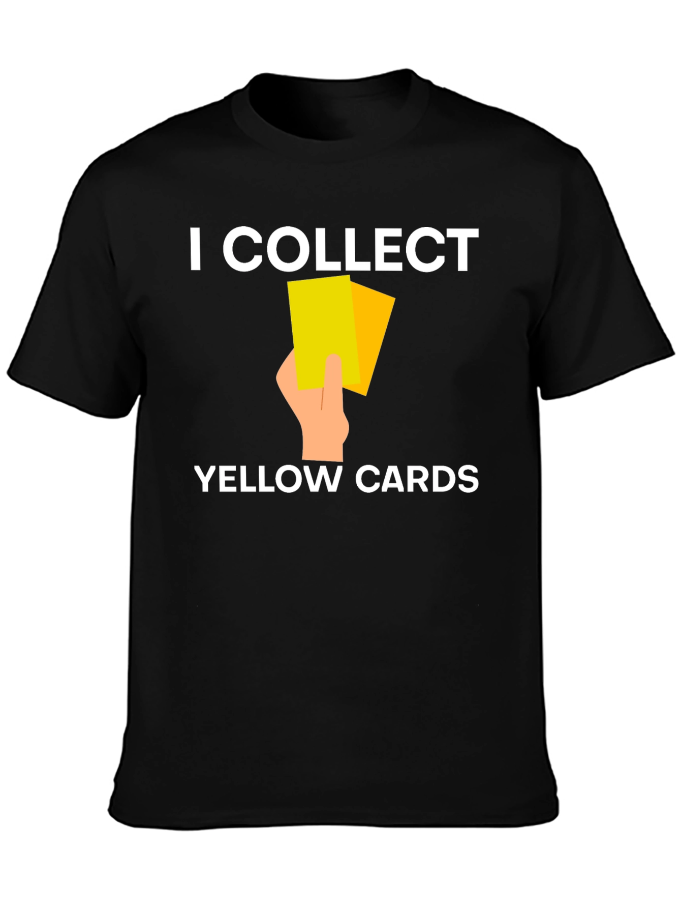 I Collect Yellow Cards T-Shirt Funny Soccer Referee Tee