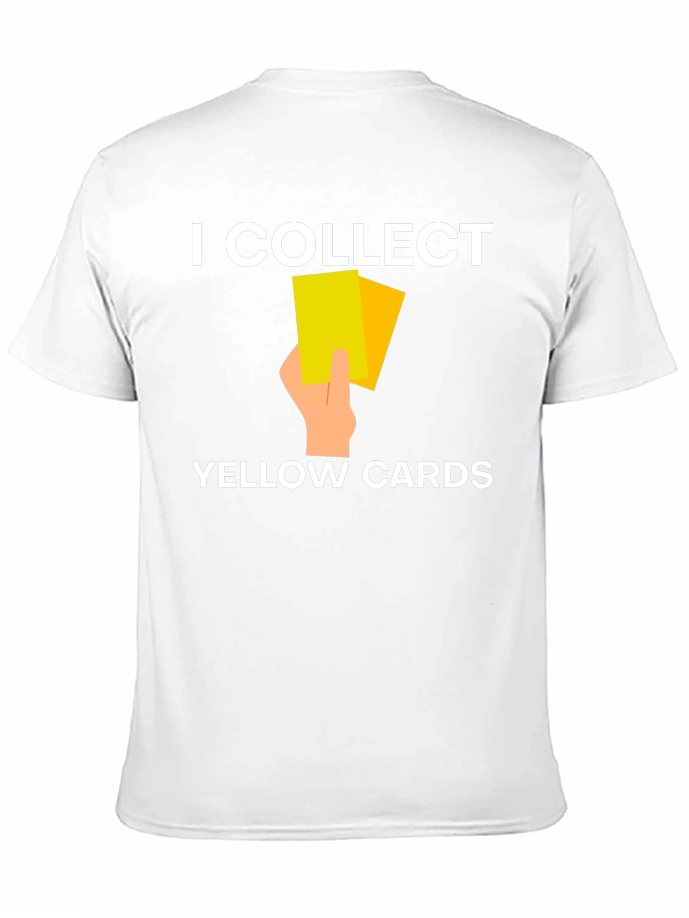 I Collect Yellow Cards T-Shirt Funny Soccer Referee Tee
