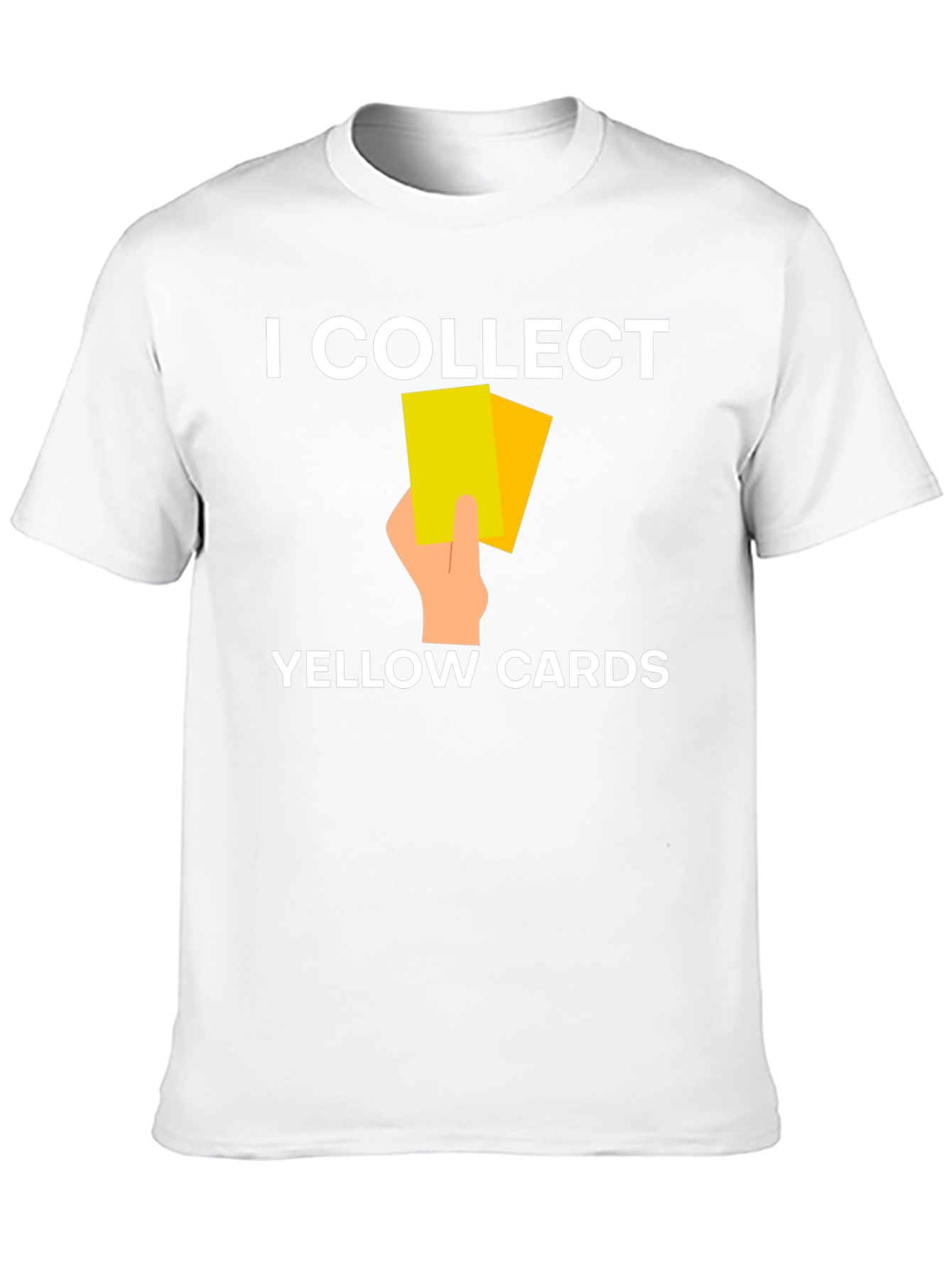 I Collect Yellow Cards T-Shirt Funny Soccer Referee Tee