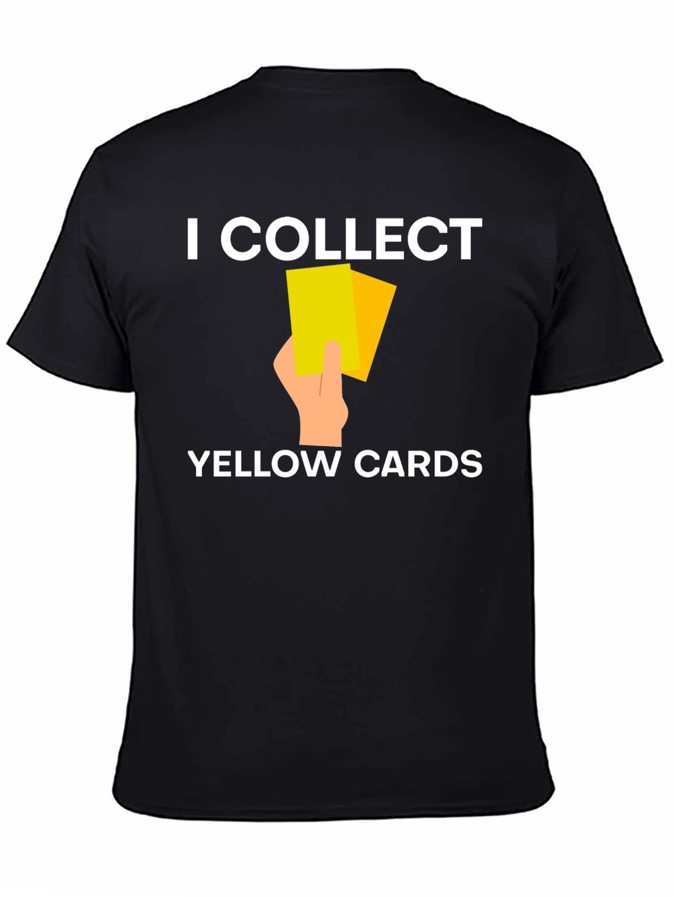 I Collect Yellow Cards T-Shirt Funny Soccer Referee Tee