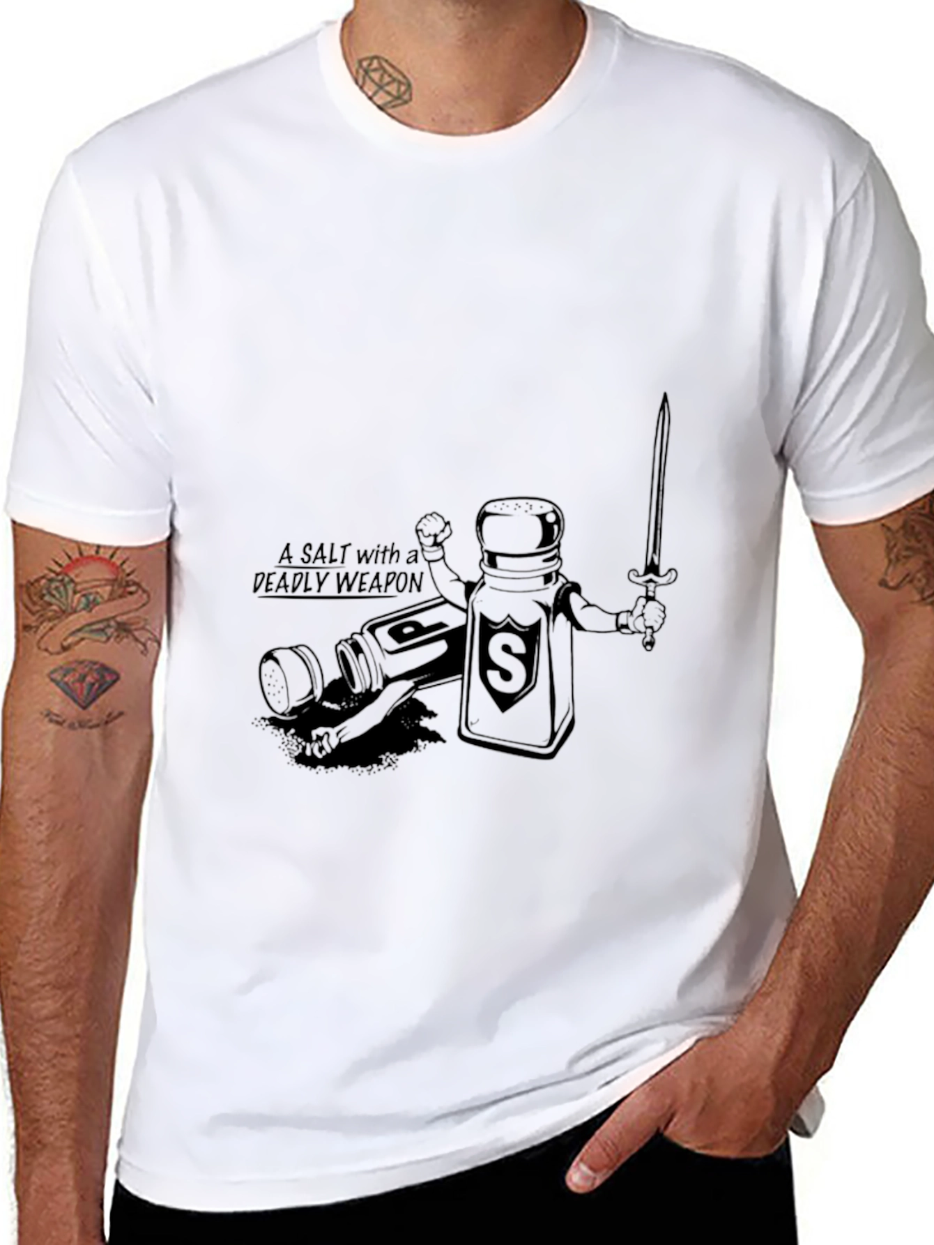 A Salt with a Deadly Weapon T-Shirt