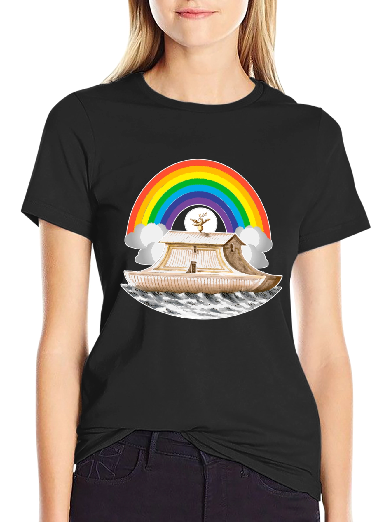 Noahs Ark Rainbow T-Shirt