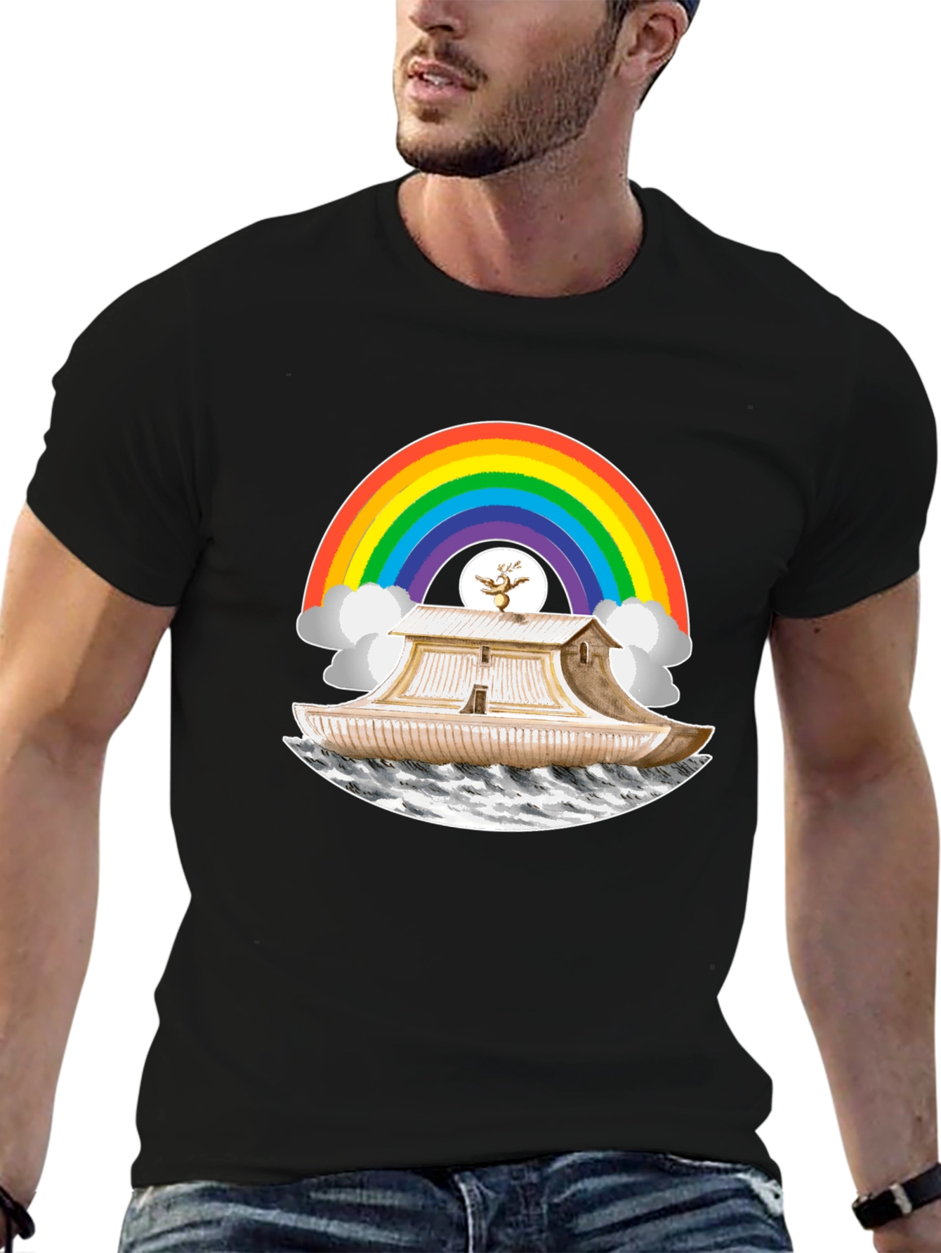 Noahs Ark Rainbow T-Shirt