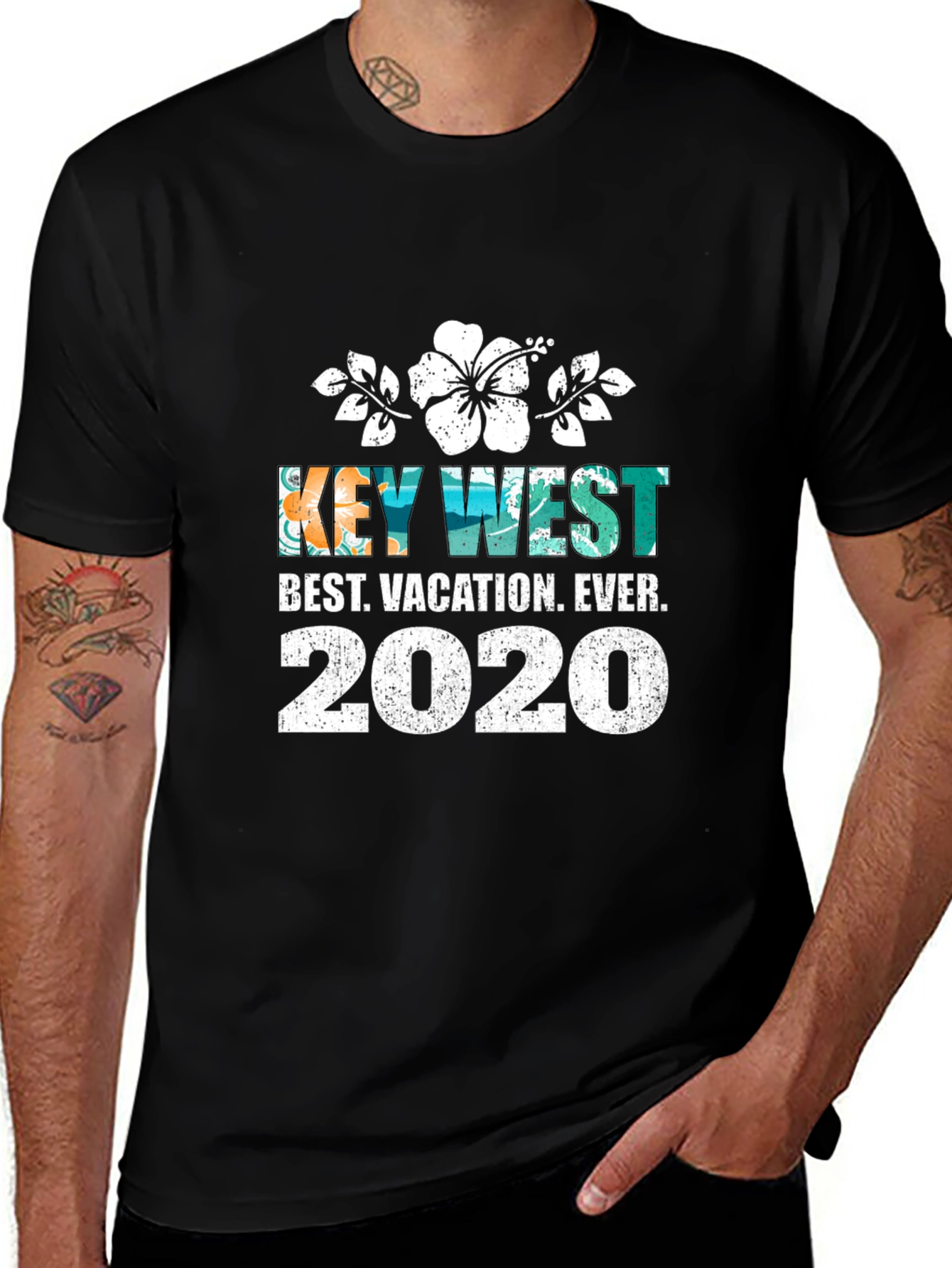 Key West Vacation 2020 Black T-Shirt