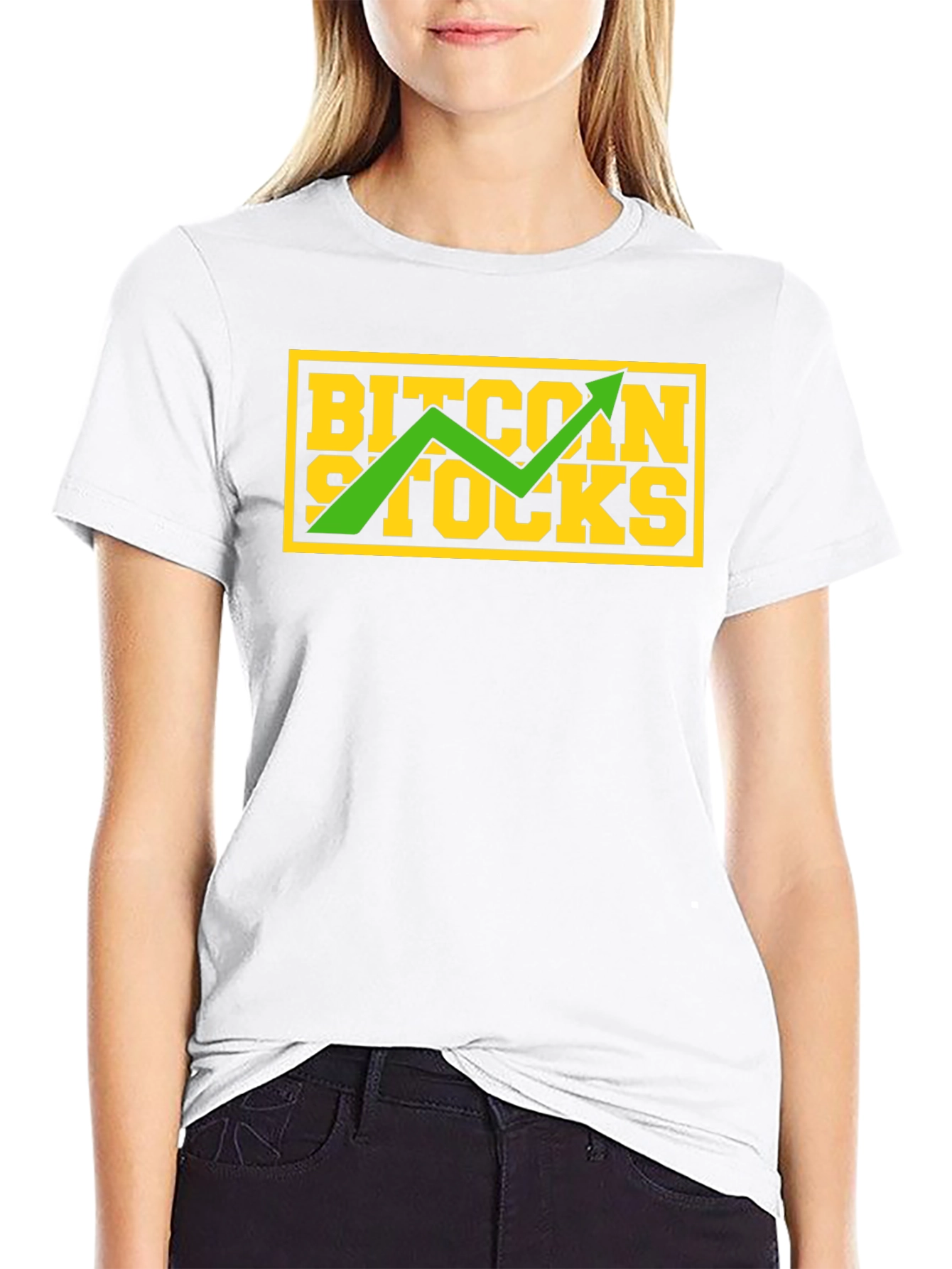 Bitcoin Stocks Graphic Tee - Black