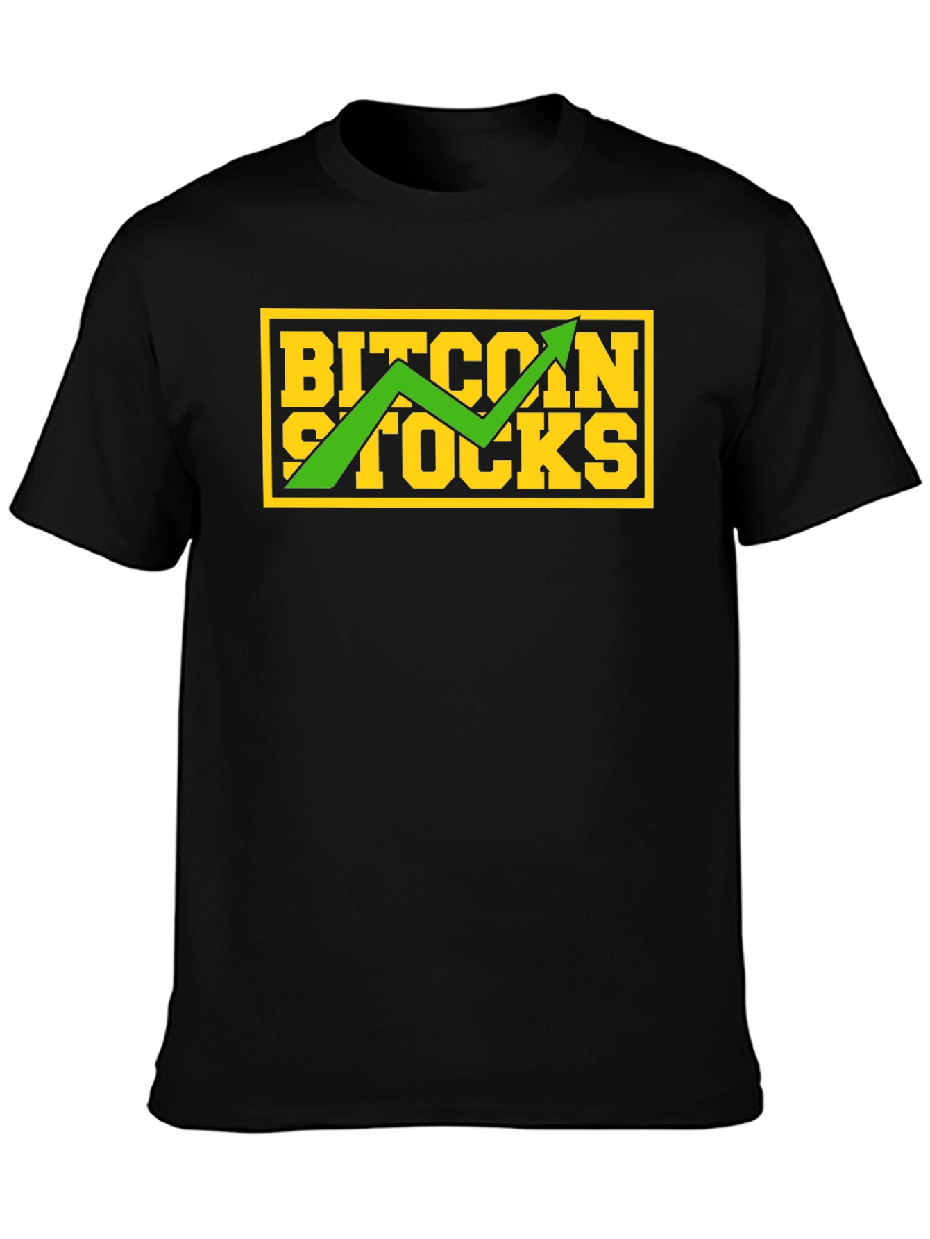 Bitcoin Stocks Graphic Tee - Black