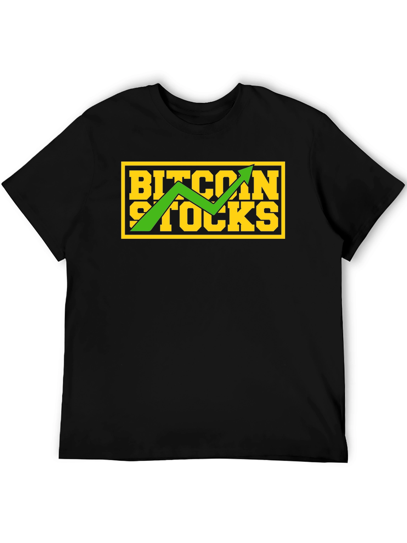 Bitcoin Stocks Graphic Tee - Black