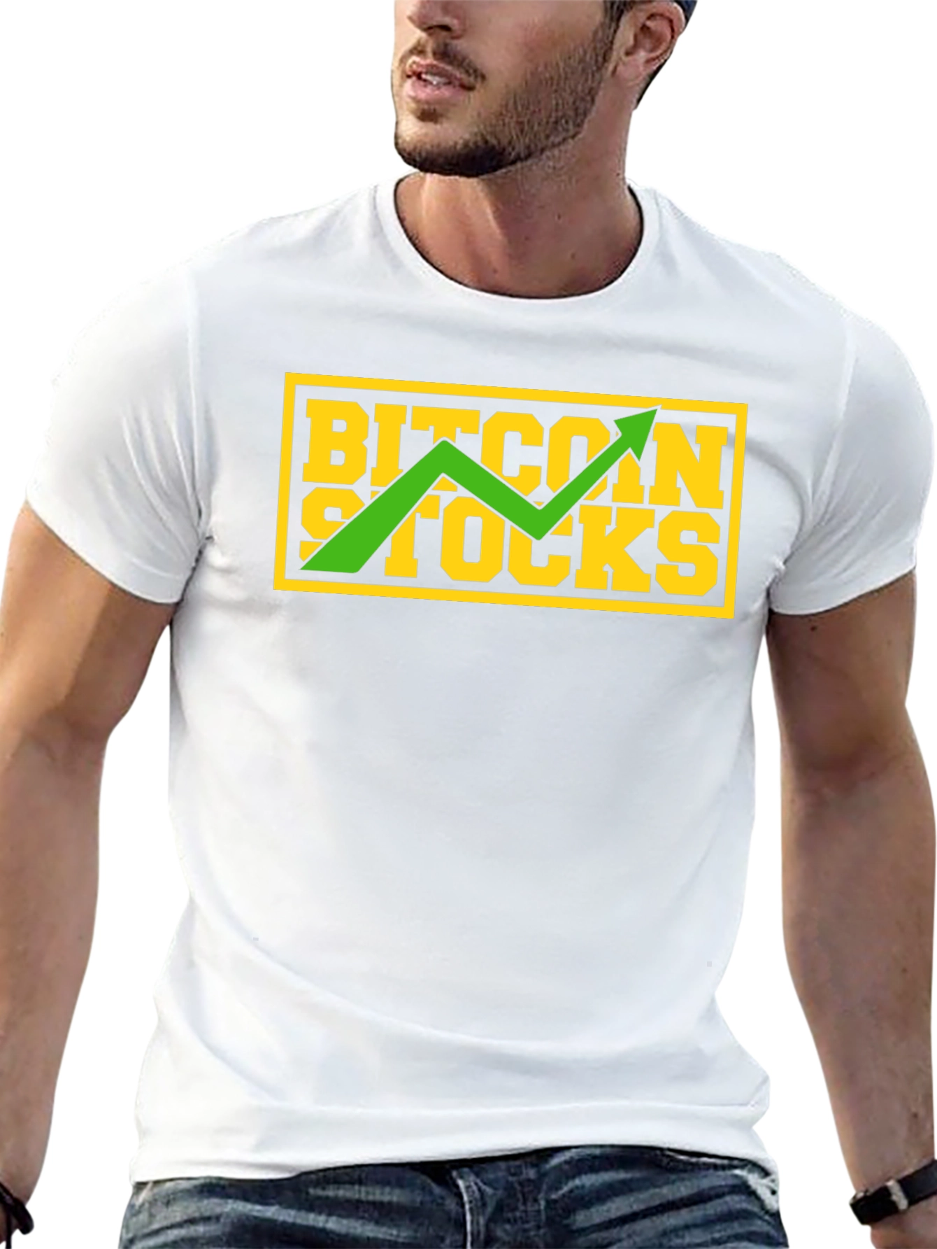 Bitcoin Stocks Graphic Tee - Black