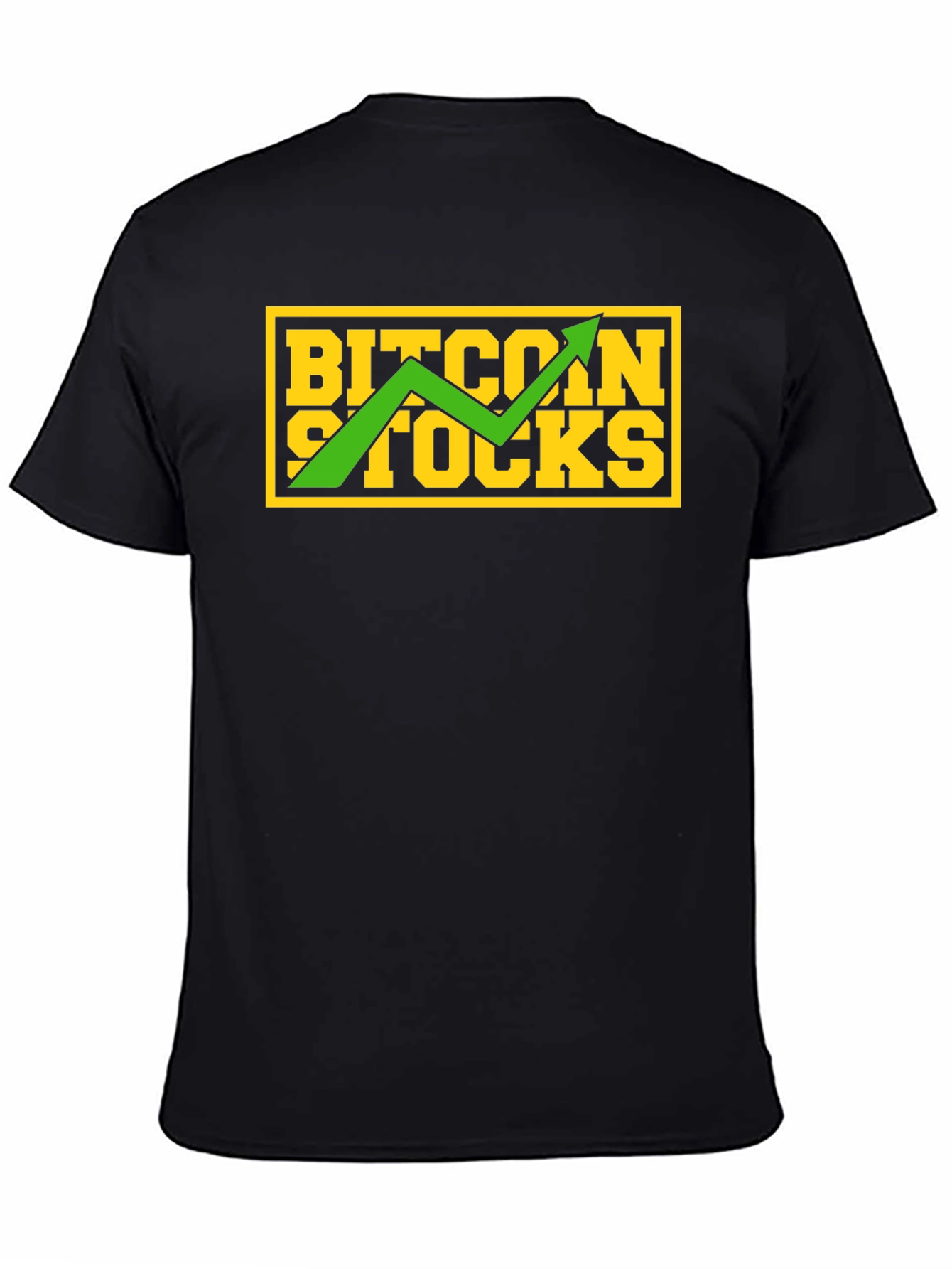 Bitcoin Stocks Graphic Tee - Black