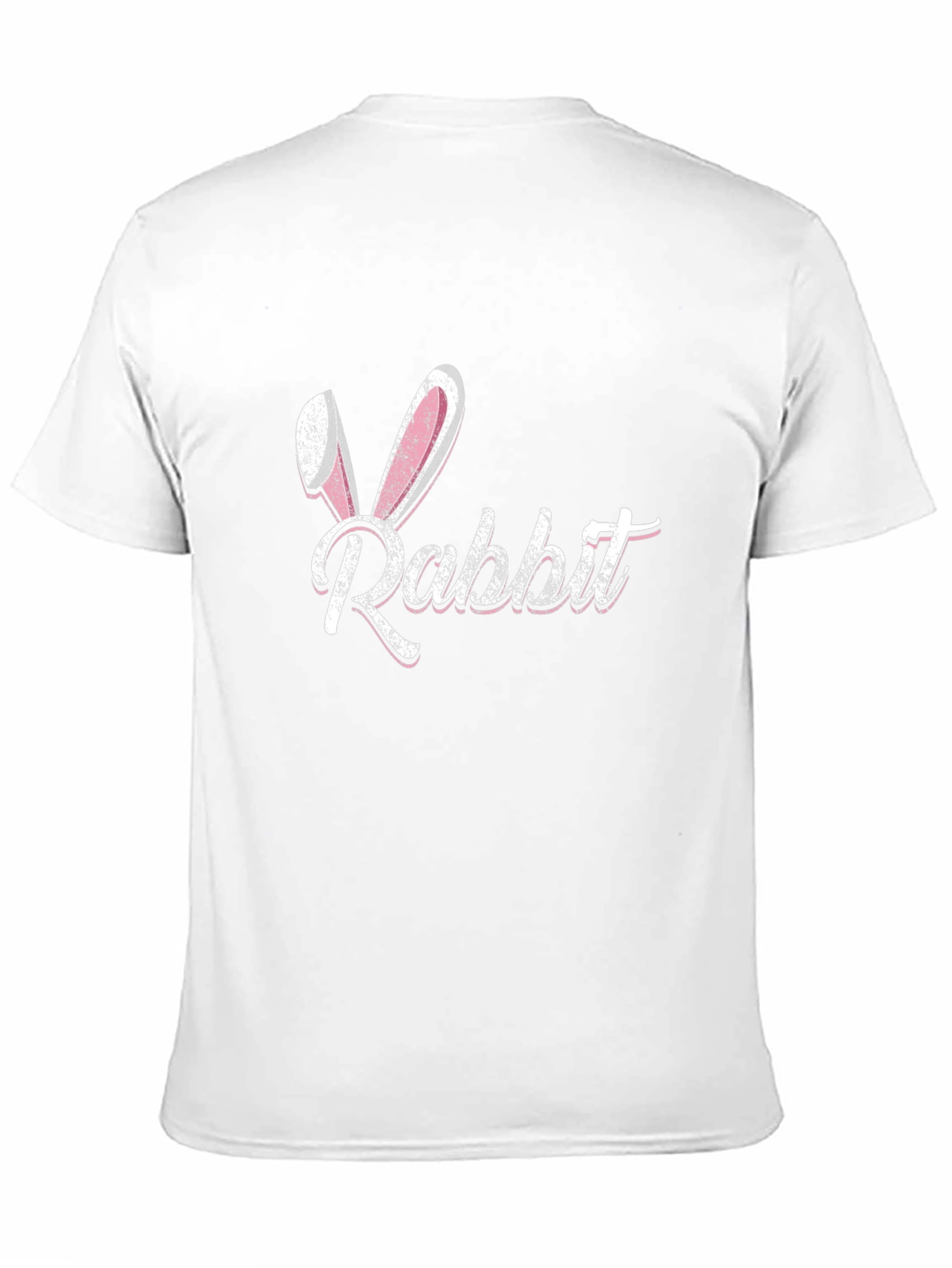 Rabbit T-Shirt with Bunny Ears Casual Wear