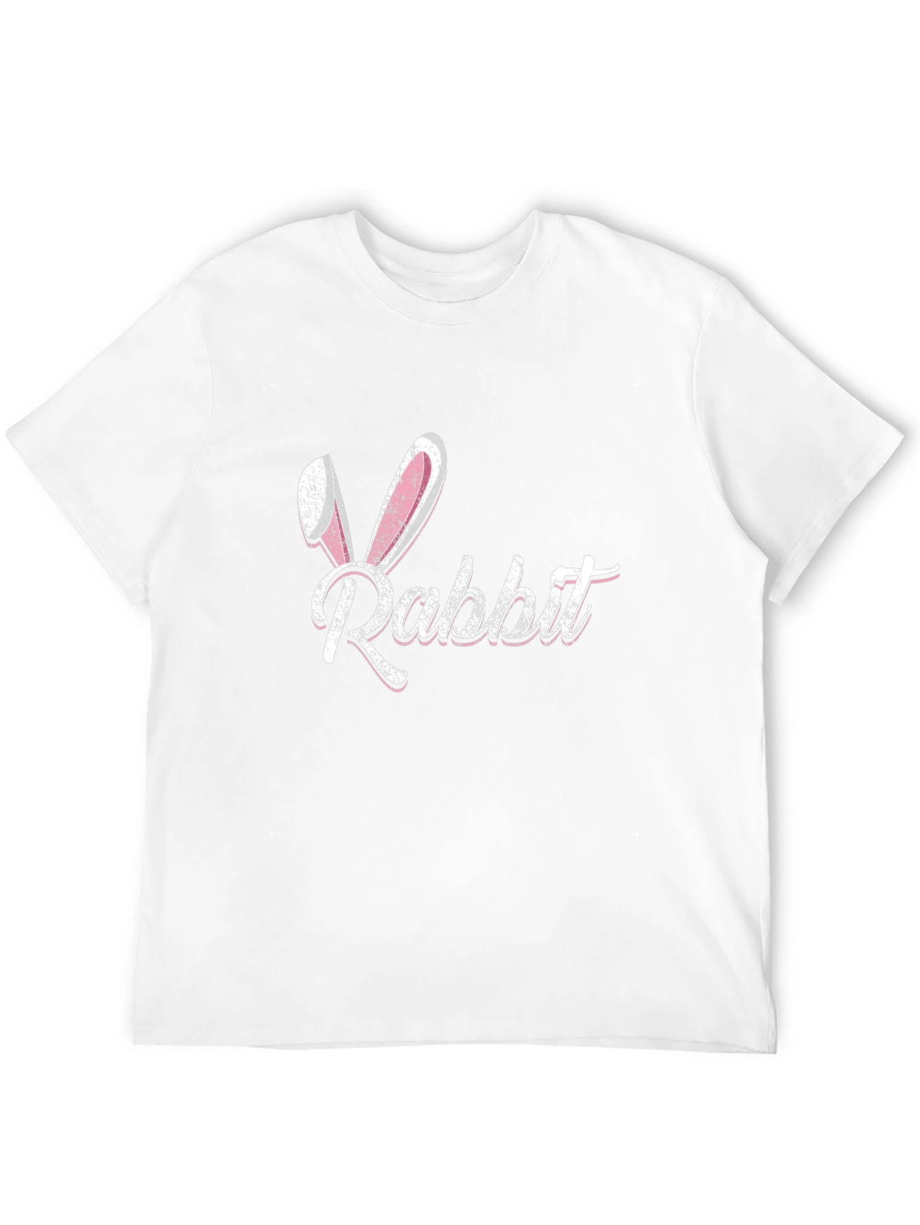 Rabbit T-Shirt with Bunny Ears Casual Wear