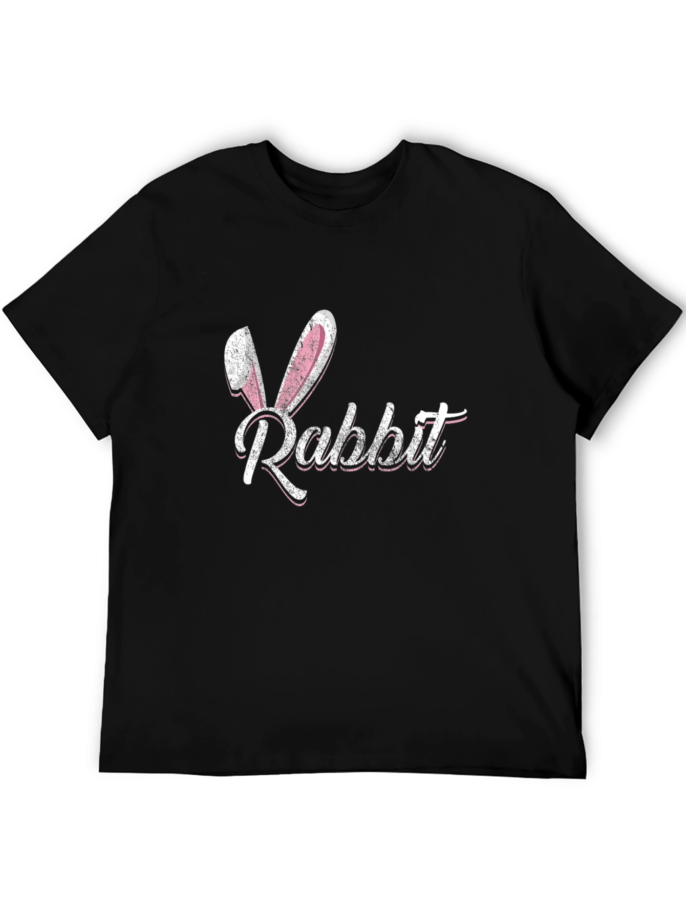 Rabbit T-Shirt with Bunny Ears Casual Wear