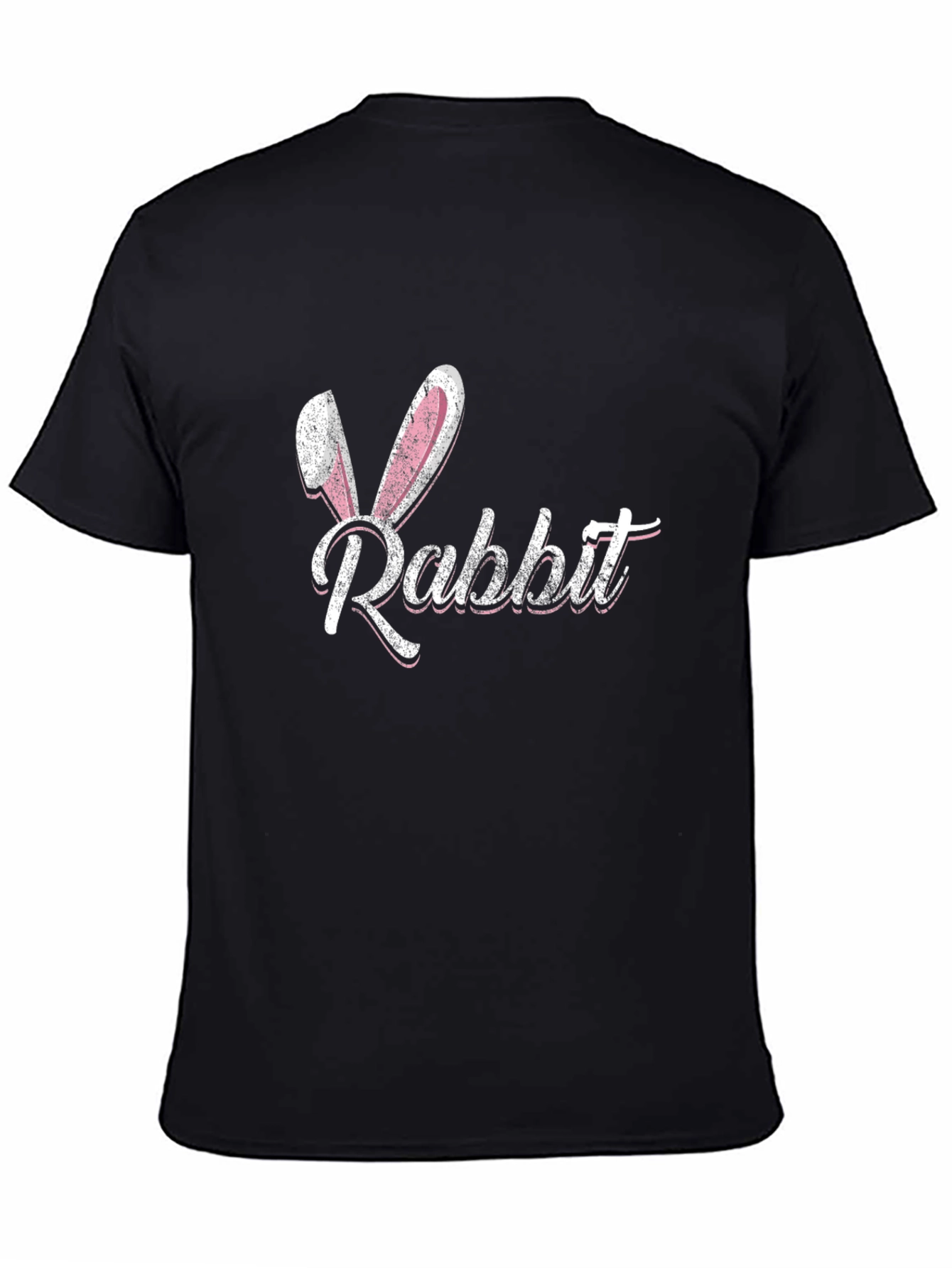 Rabbit T-Shirt with Bunny Ears Casual Wear