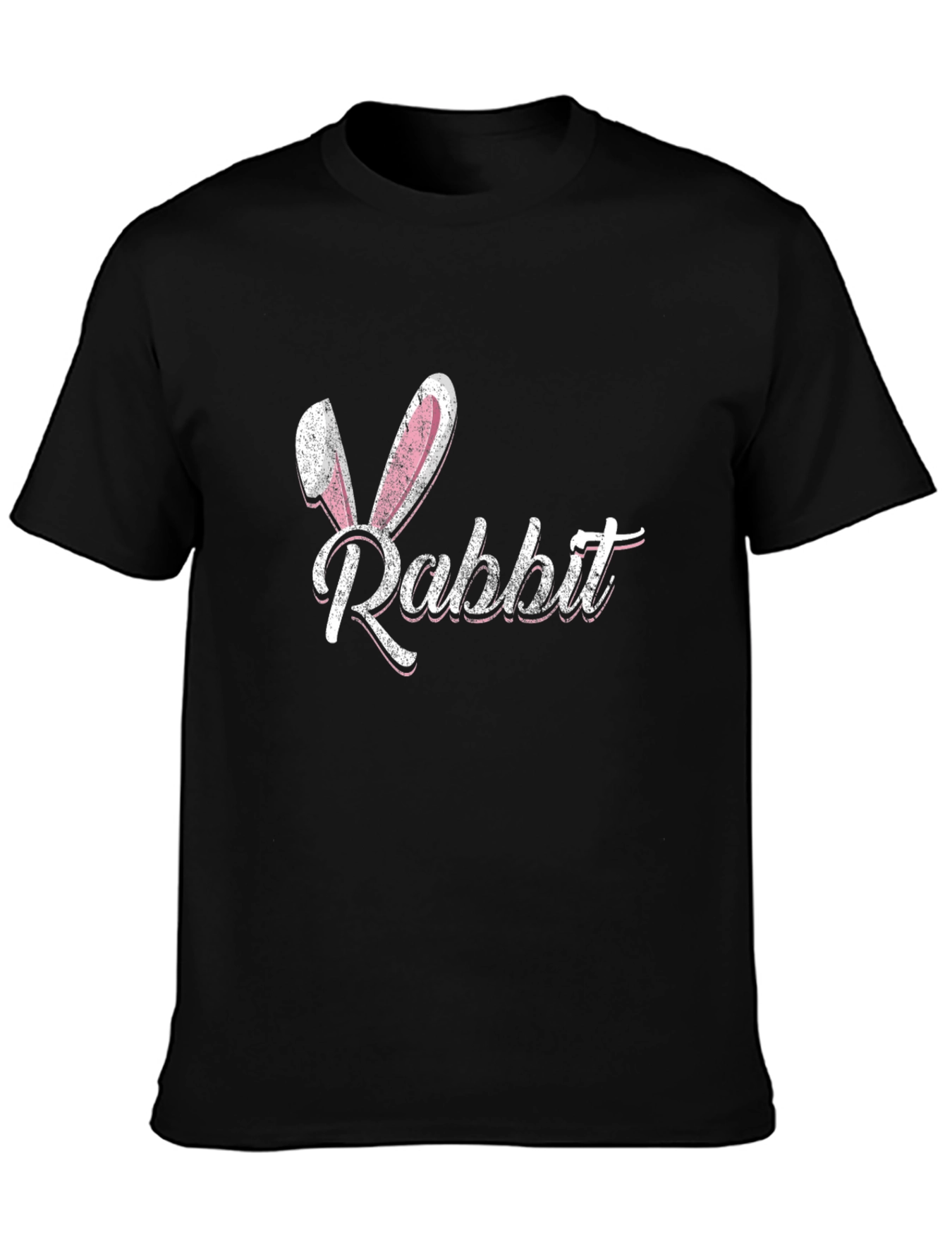 Rabbit T-Shirt with Bunny Ears Casual Wear