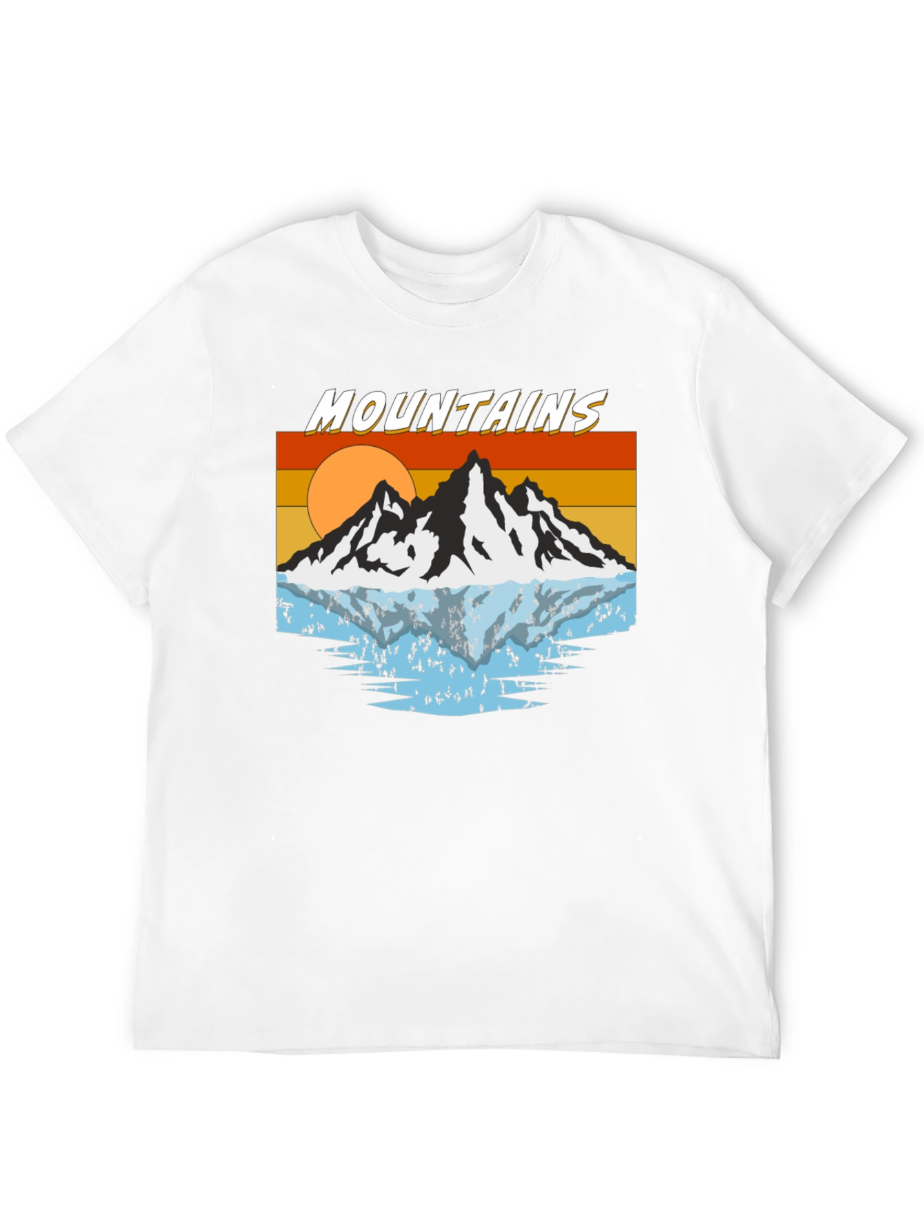 Retro Mountains Graphic T-Shirt