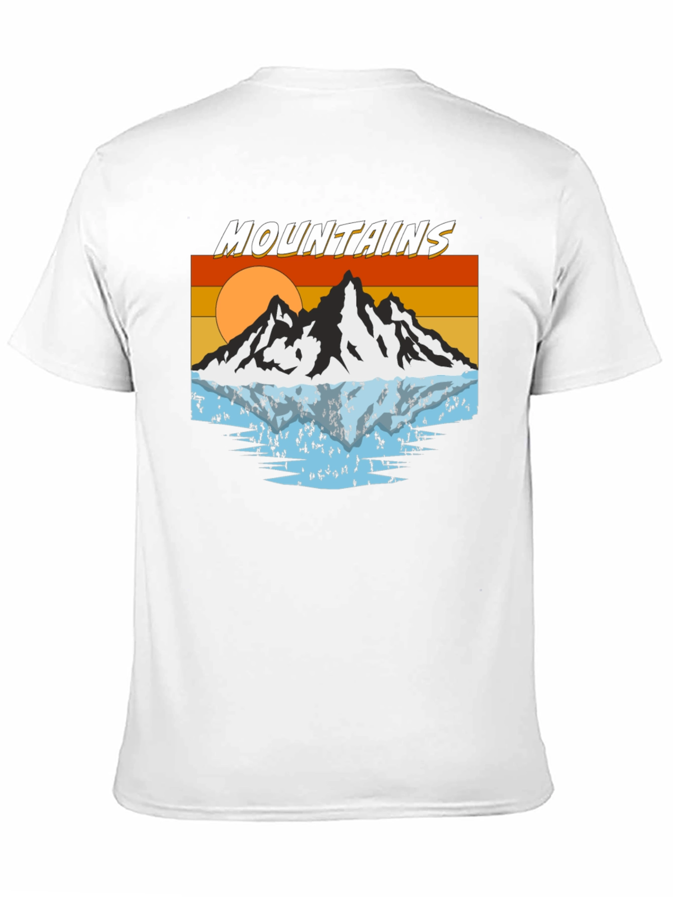 Retro Mountains Graphic T-Shirt