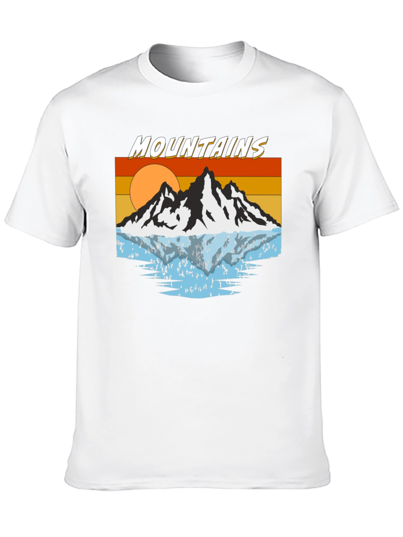 Retro Mountains Graphic T-Shirt