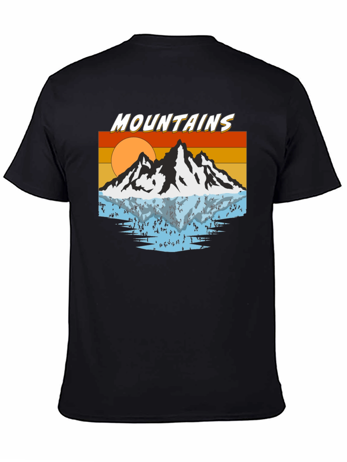 Retro Mountains Graphic T-Shirt