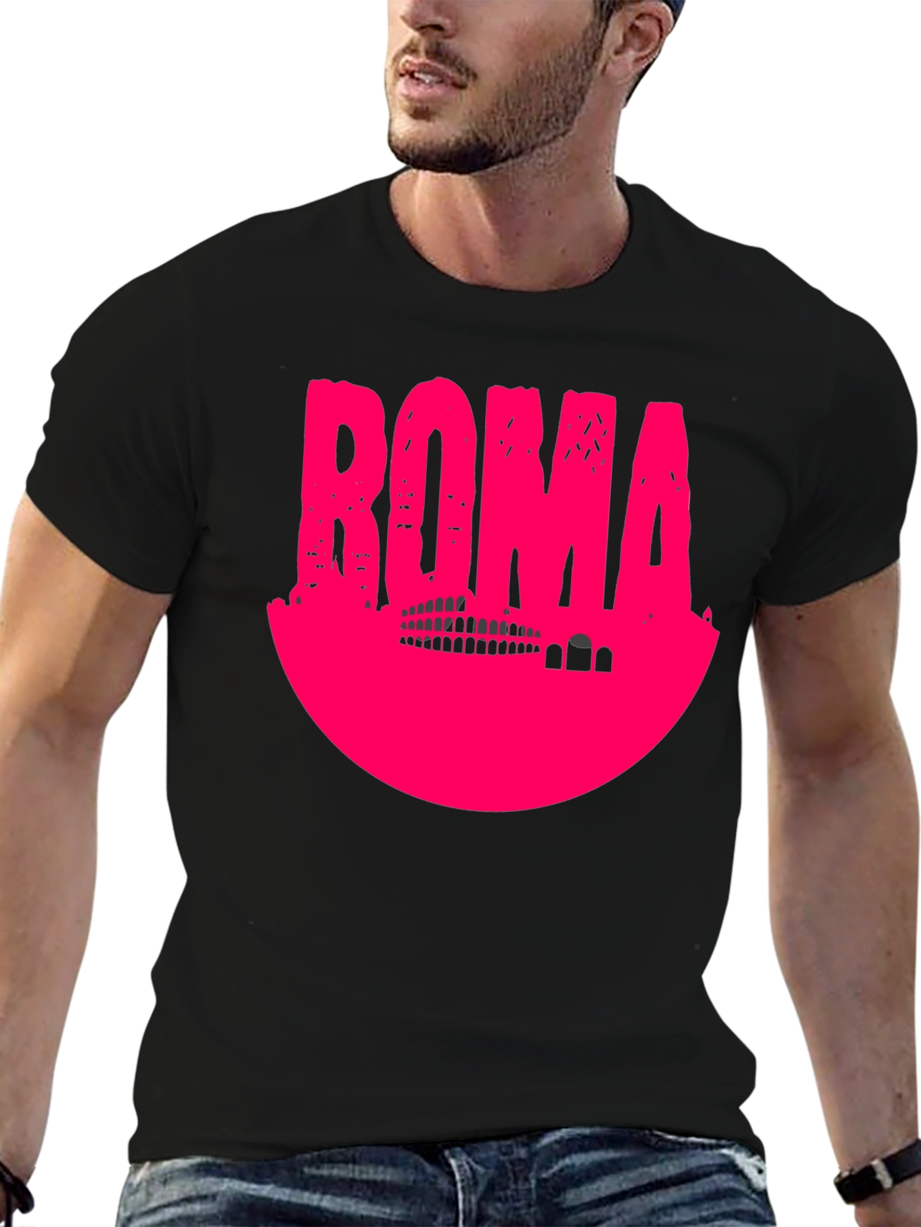 Roma T-Shirt - Italian Colosseum Graphic Tee