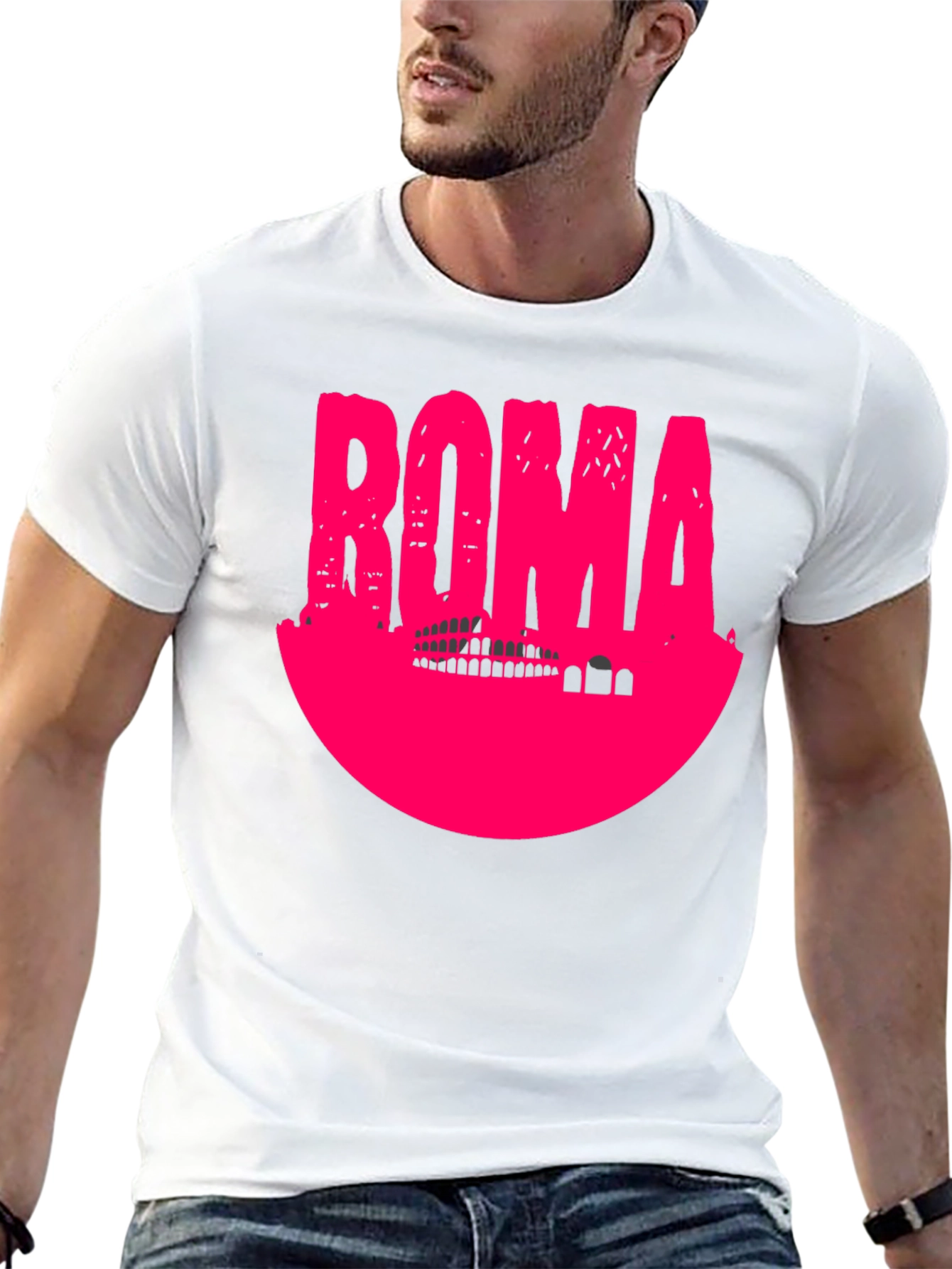 Roma T-Shirt - Italian Colosseum Graphic Tee