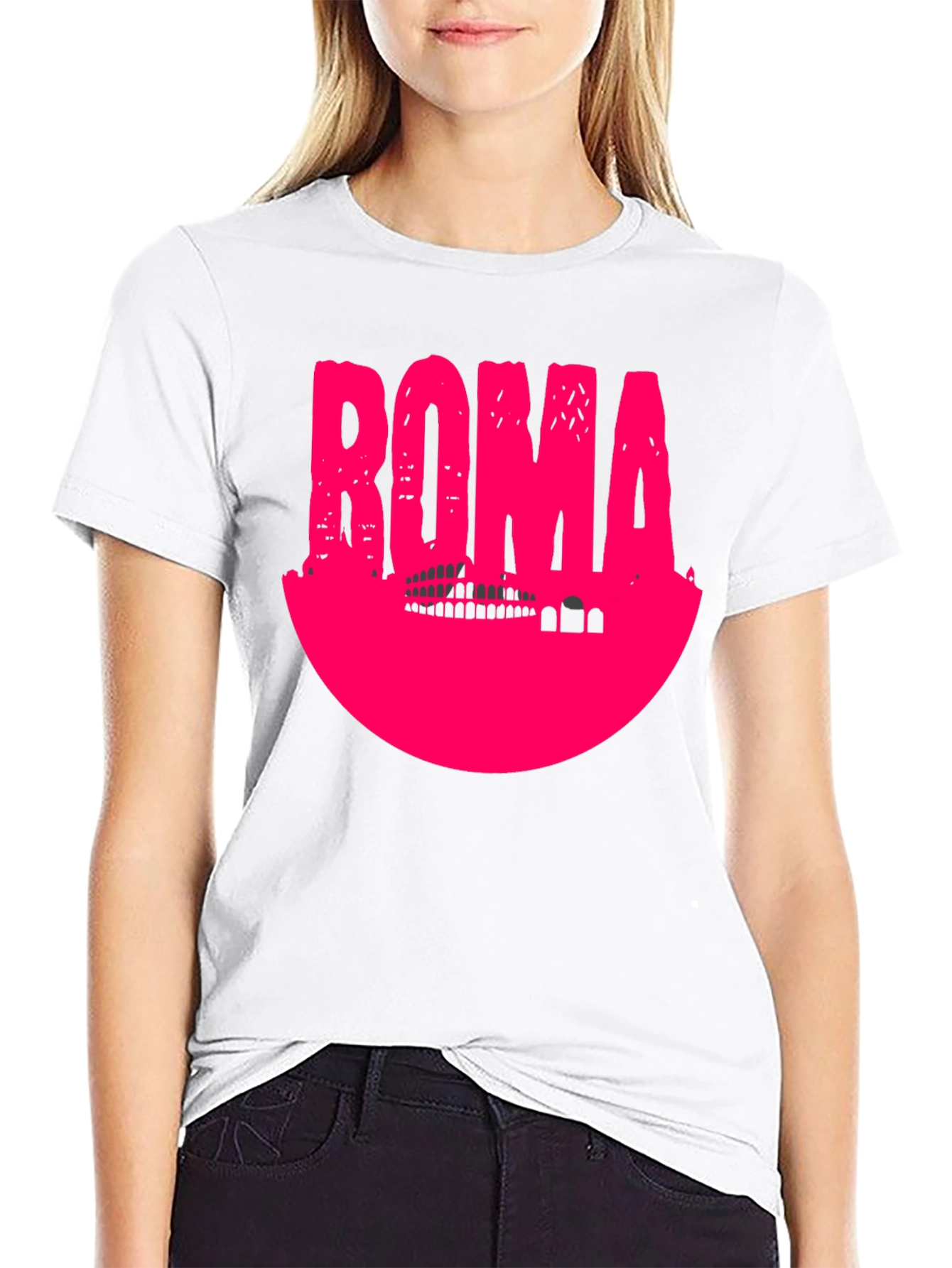 Roma T-Shirt - Italian Colosseum Graphic Tee