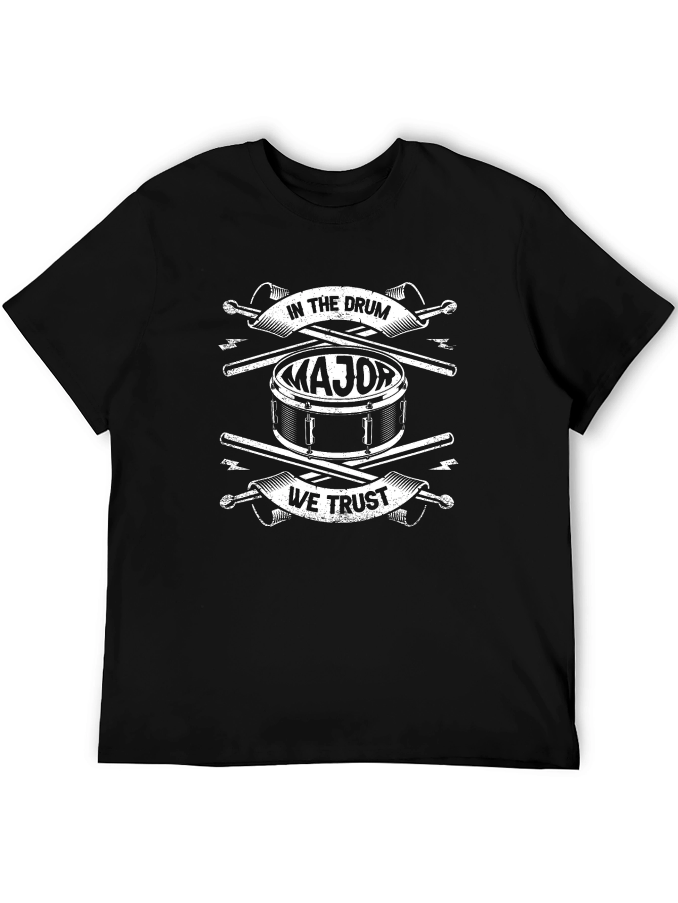 In The Drum We Trust Black T-Shirt