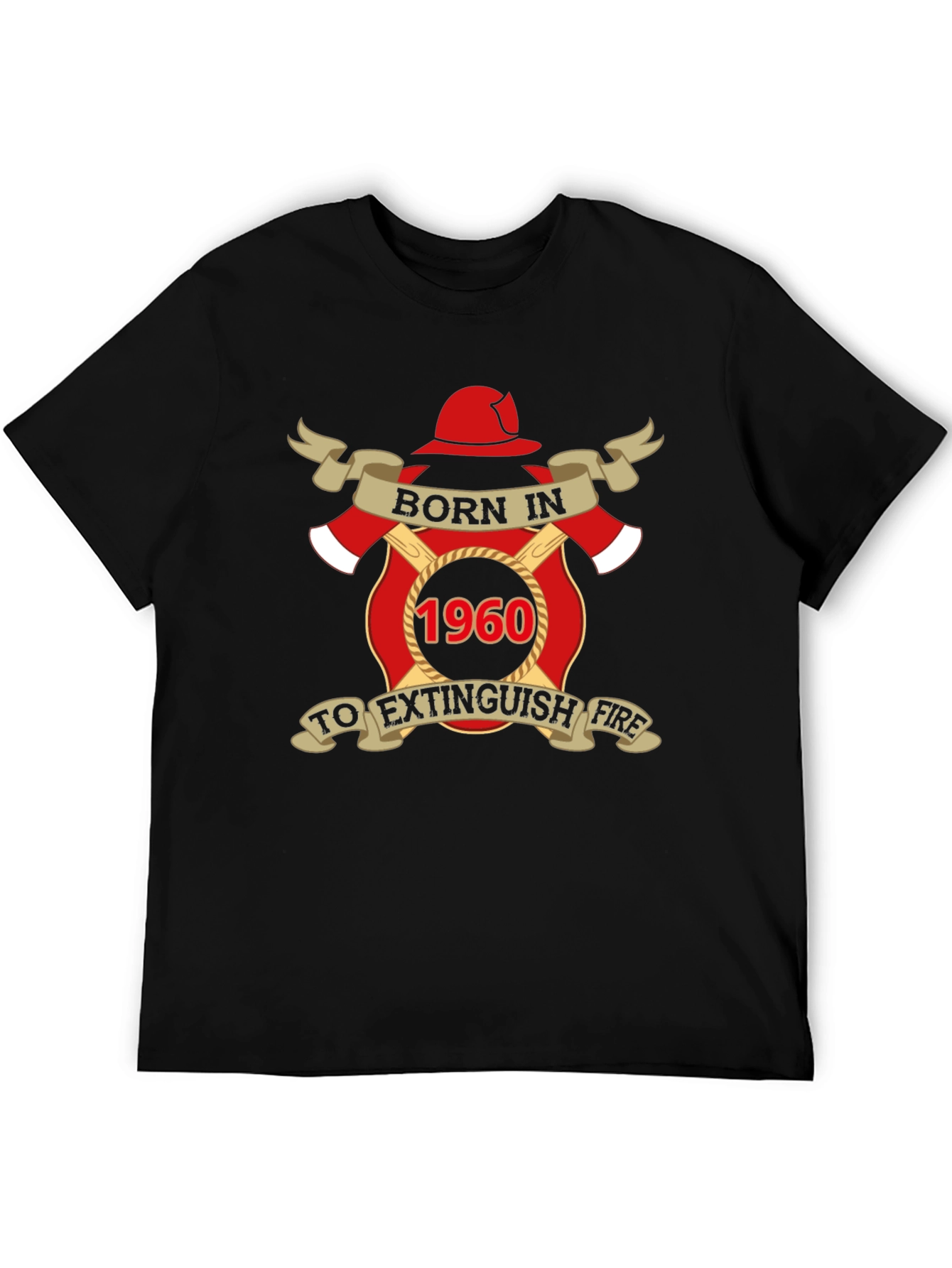 Born in 1960 Firefighter T-Shirt