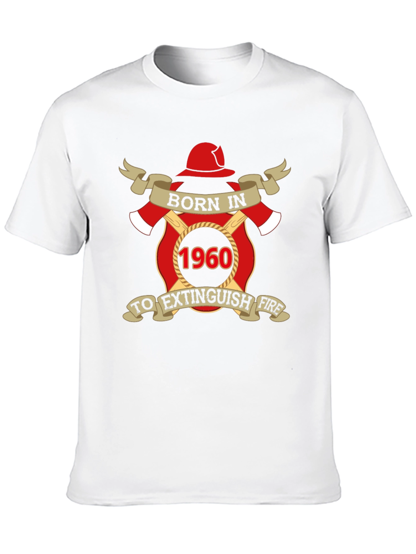 Born in 1960 Firefighter T-Shirt