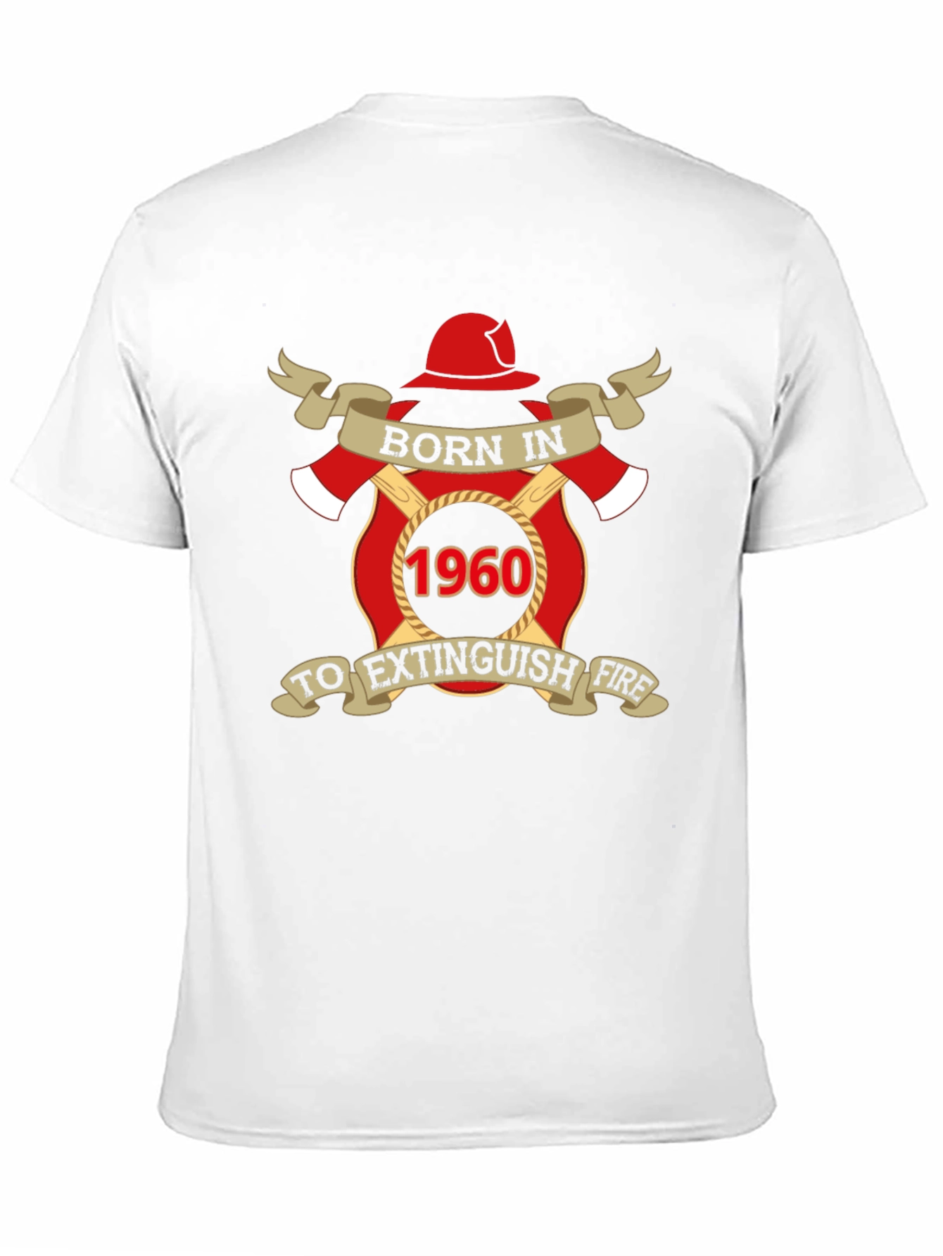 Born in 1960 Firefighter T-Shirt