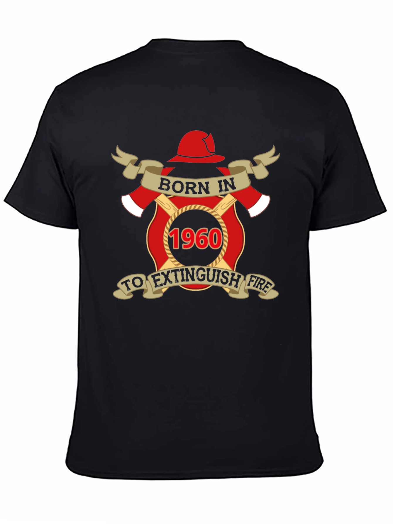 Born in 1960 Firefighter T-Shirt