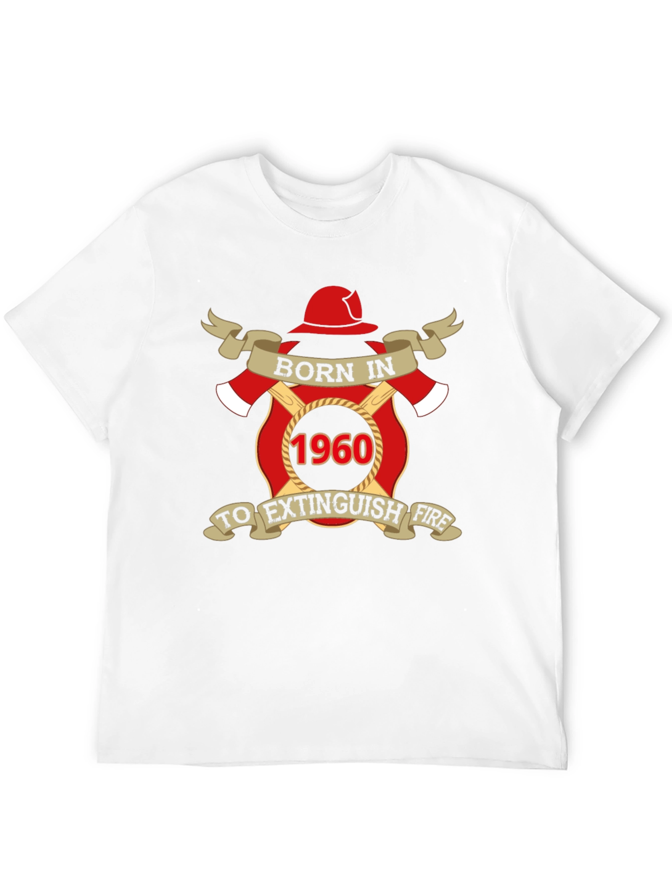 Born in 1960 Firefighter T-Shirt