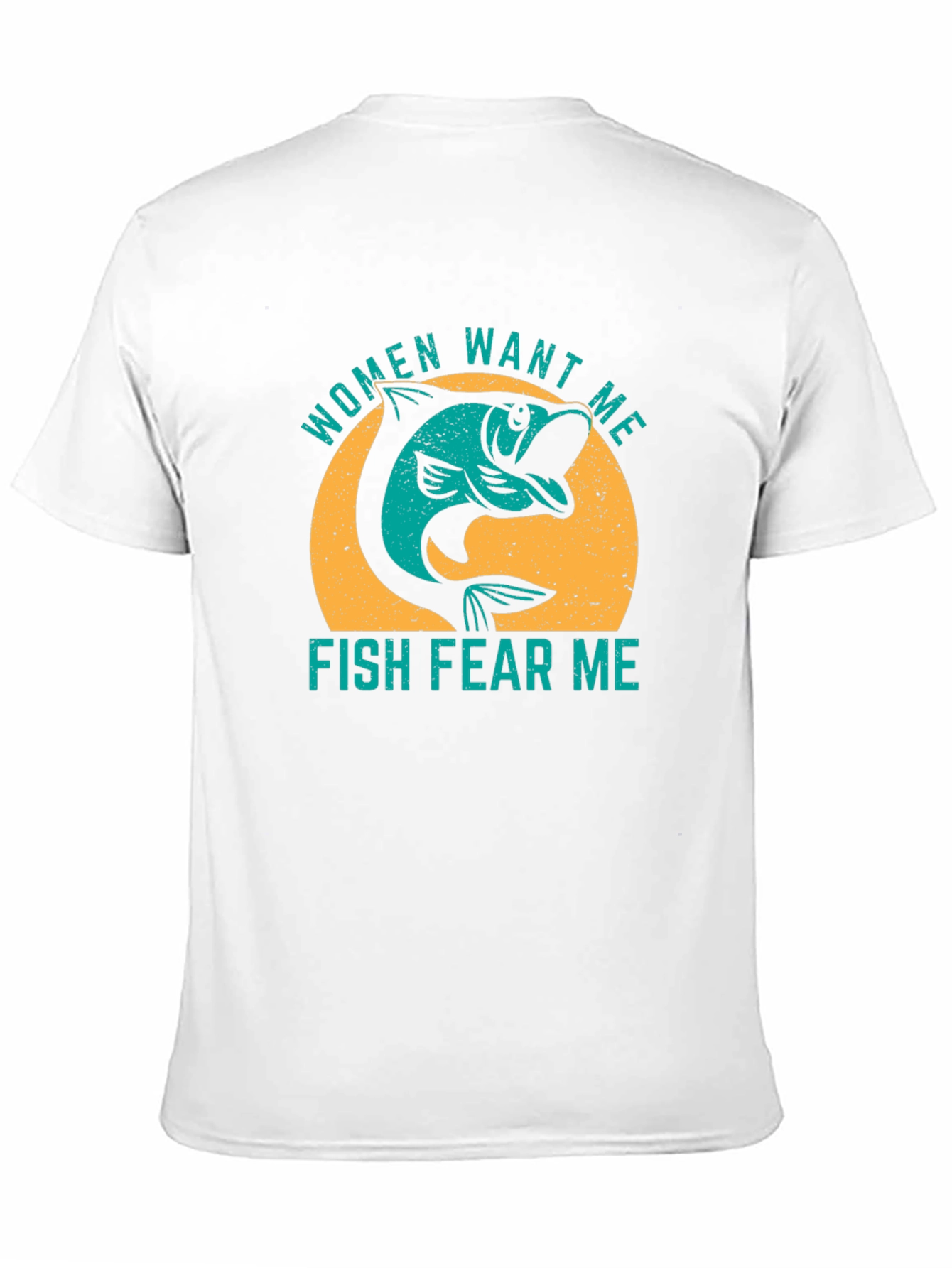 Women Want Me Fish Fear Me Graphic T-Shirt