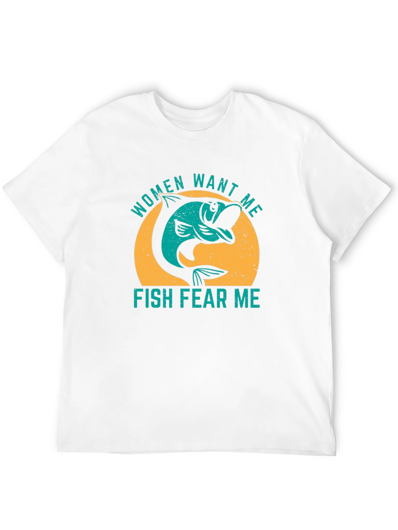 Women Want Me Fish Fear Me Graphic T-Shirt