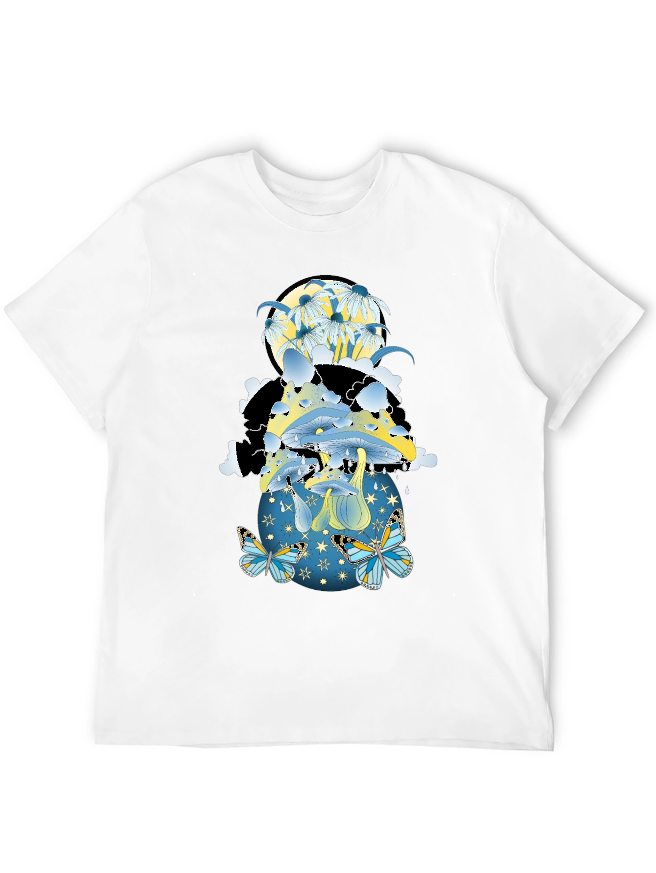 Mushroom & Butterfly Graphic Tee