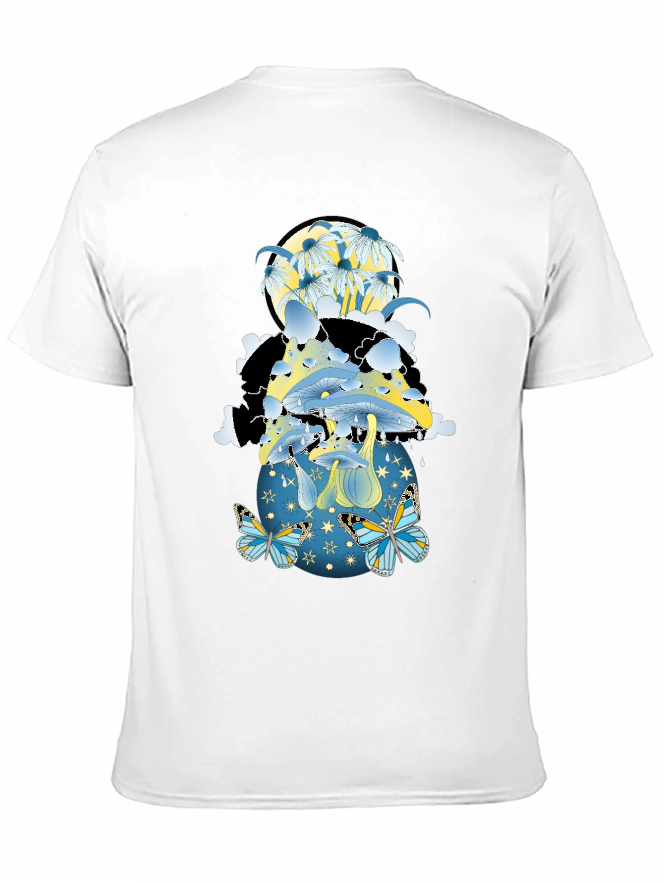 Mushroom & Butterfly Graphic Tee