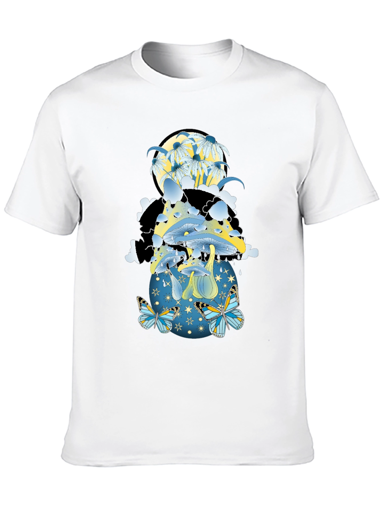 Mushroom & Butterfly Graphic Tee