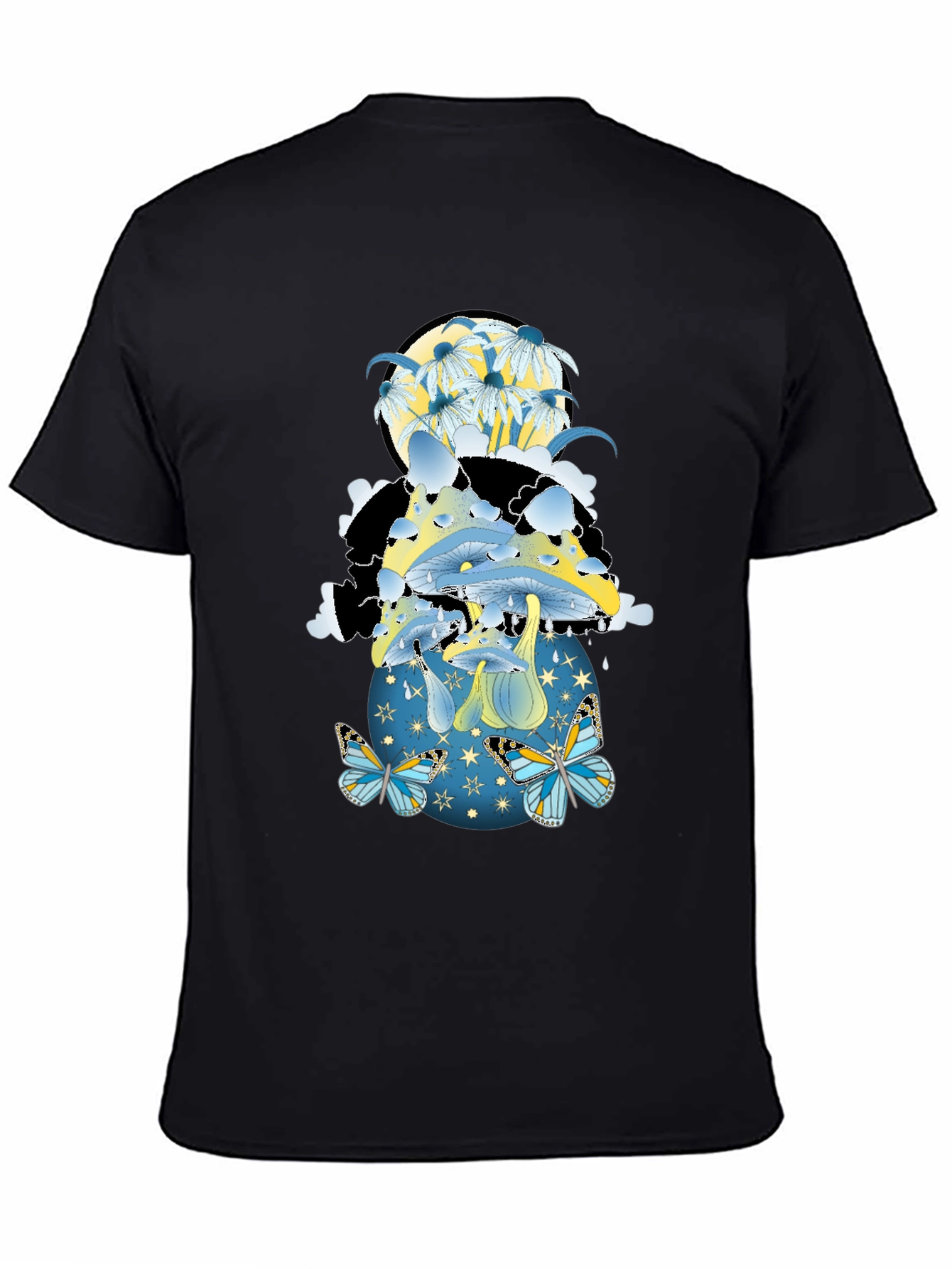 Mushroom & Butterfly Graphic Tee