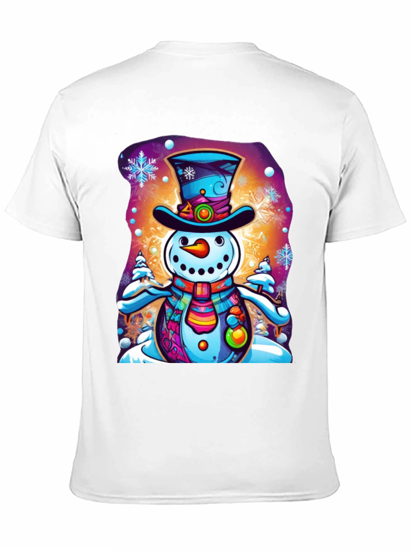 Snowman Graphic Tee - Festive Holiday Shirt