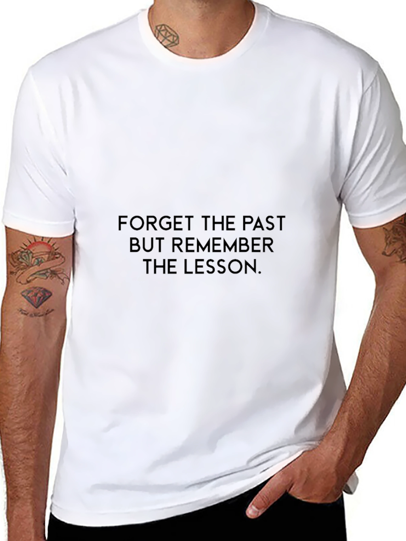 Motivational Tee: Forget the Past Learn